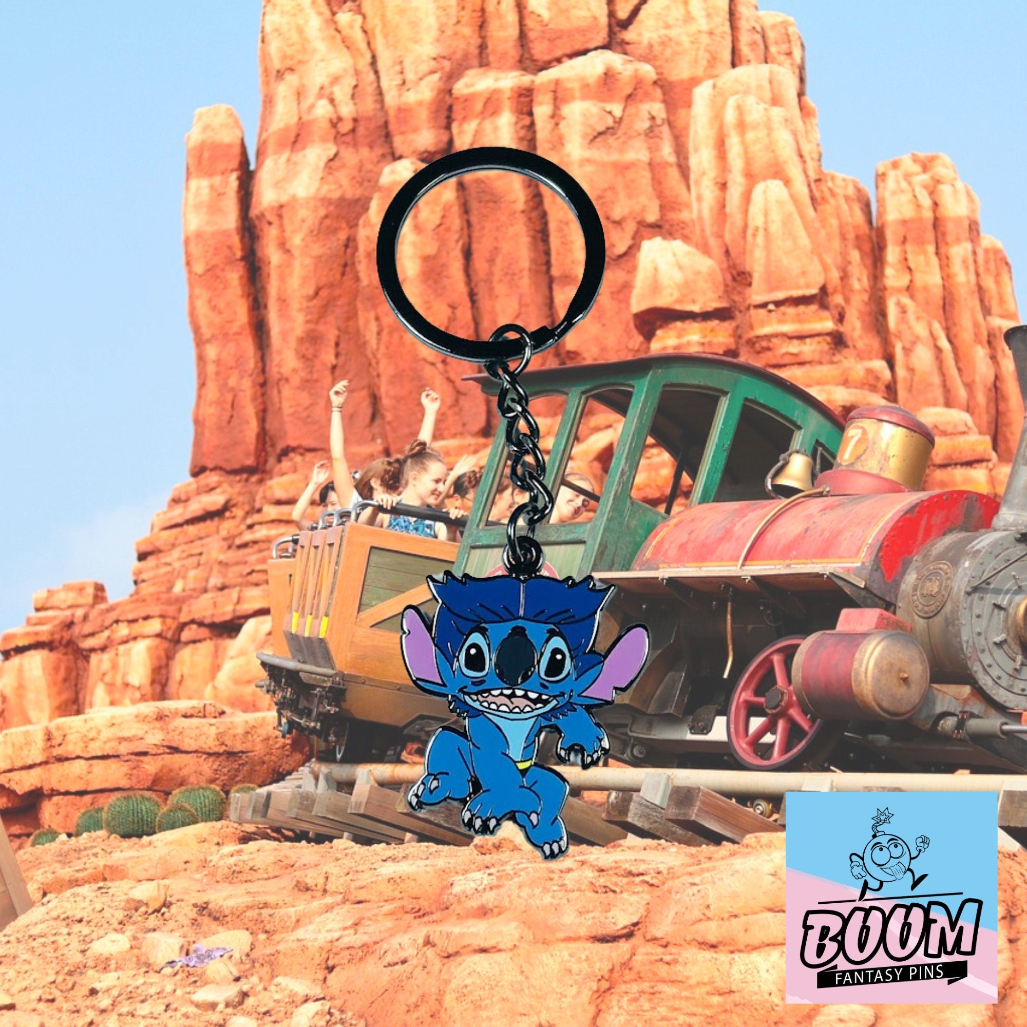 Llavero – Stitch como Hank McCoy de Lilo &amp; Stitch – Disney Fantasy