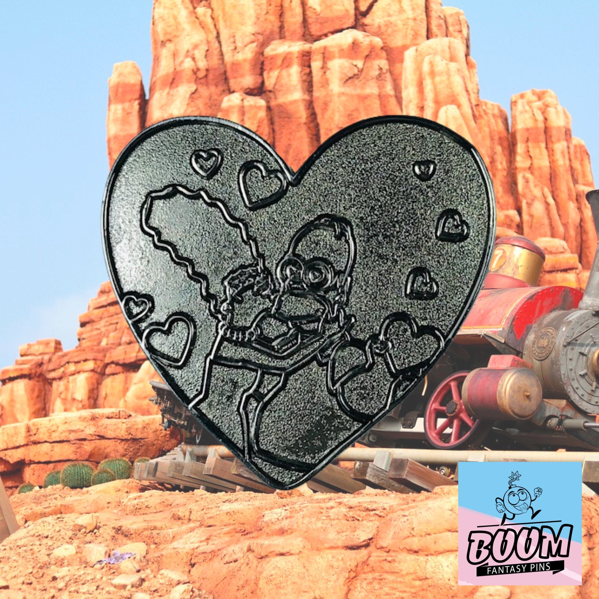 Pin – Homer Simpson y Marge Simpson de Los Simpson – Disney Fantasy