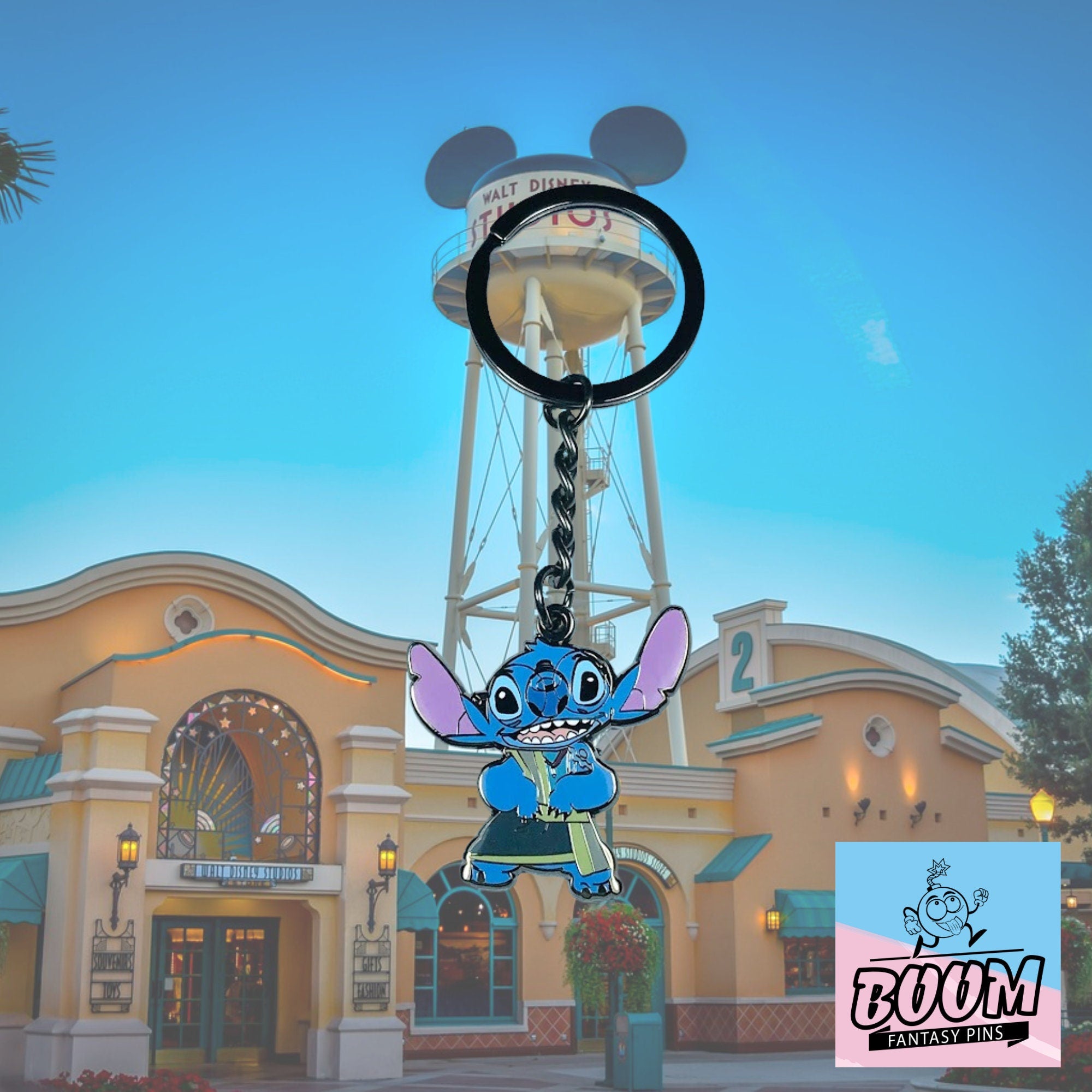 Llavero – Stitch como Milo Thatch de Lilo &amp; Stitch – Disney Fantasy