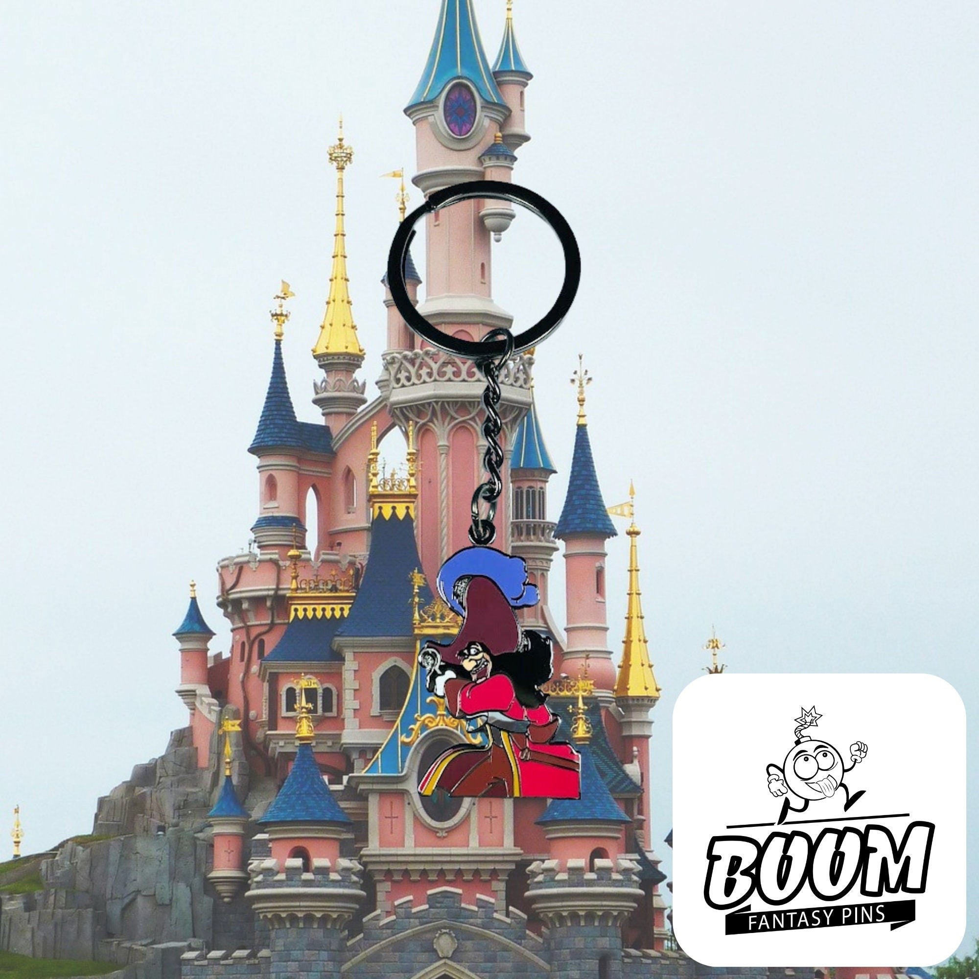 Llavero – Capitán Garfio de Peter Pan – Disney Fantasy