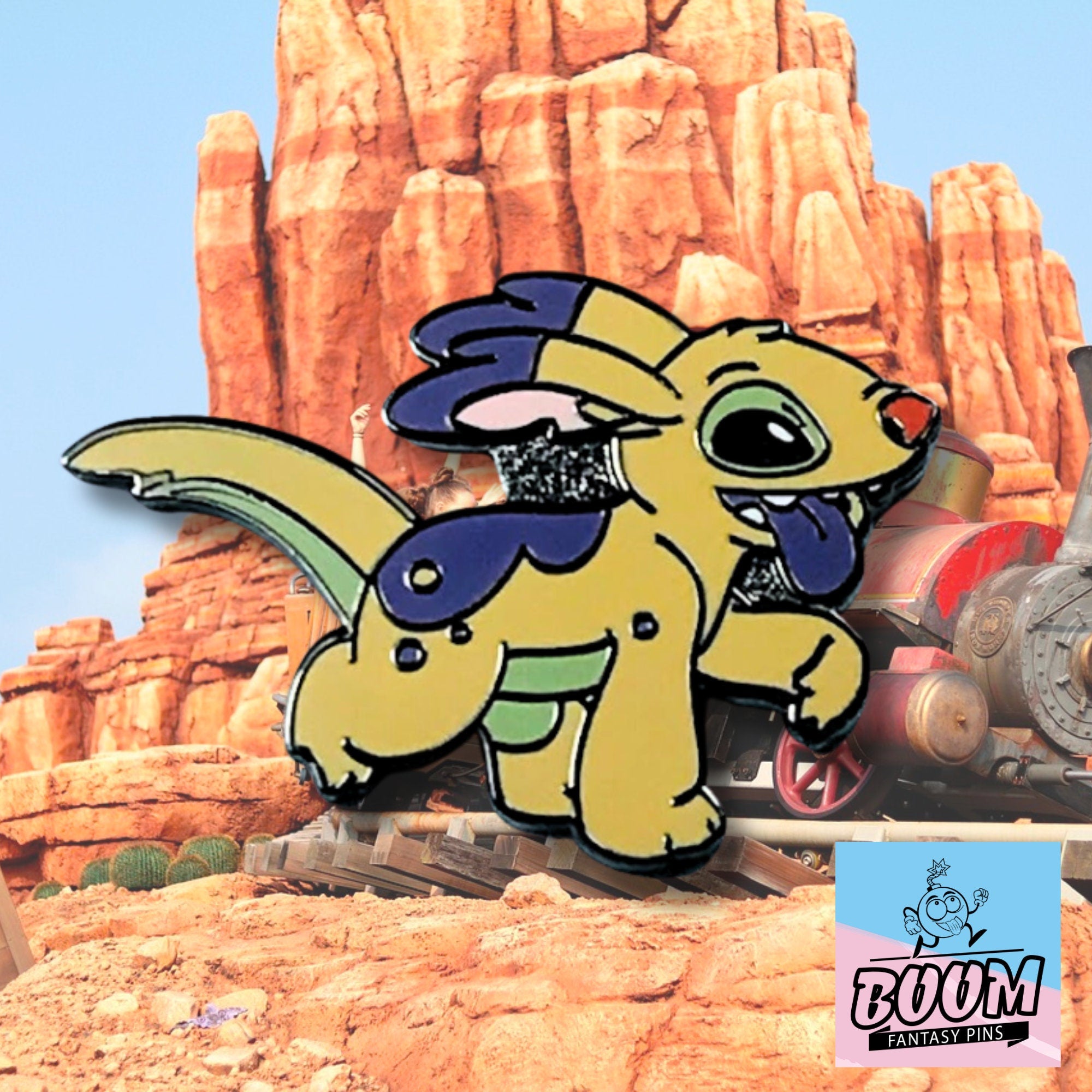 Pin – Experimento Fethchit 090 de Lilo y Stitch – Disney Fantasy