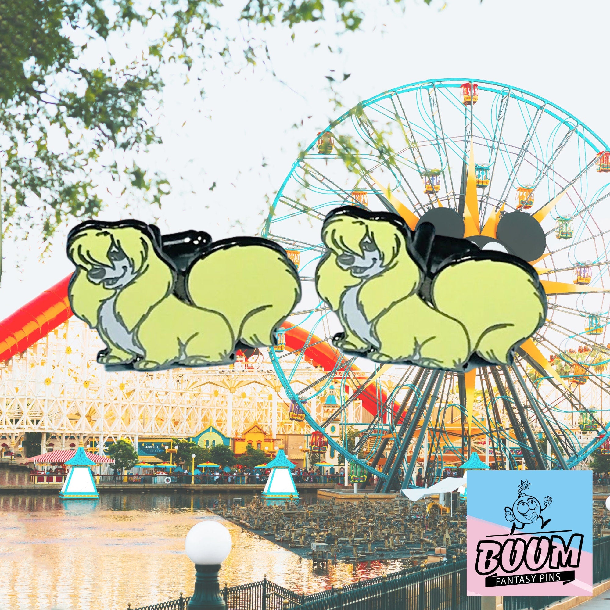 Boutons de manchette – Peg de La Belle et le Clochard – Disney Fantasy