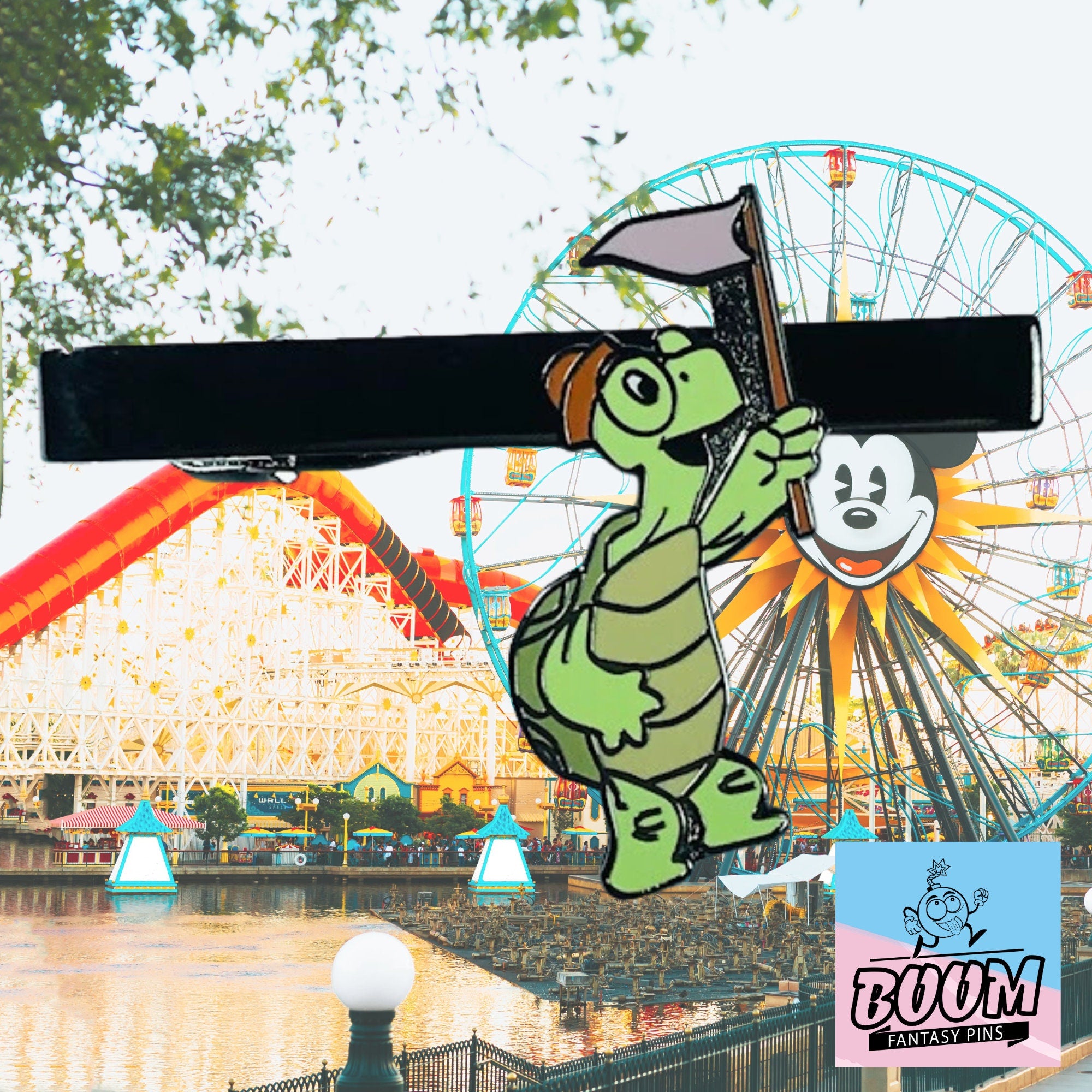 Pinza de corbata – Toby Turtle de Robin Hood – Disney Fantasy