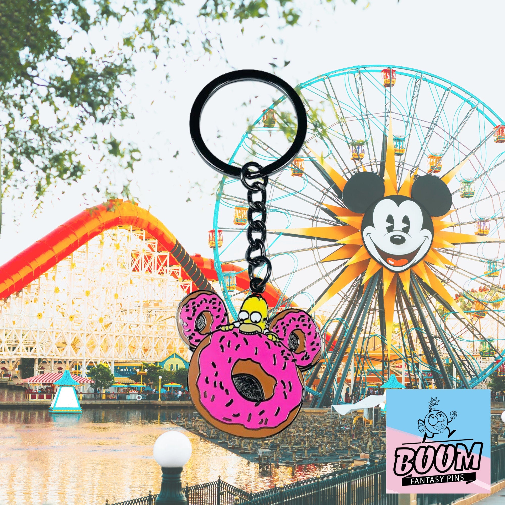 Llavero – Homer Simpson de Los Simpson – Disney Fantasy