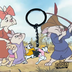 Porte-clés – Skippy Yellow et Sis Bunny de Robin des Bois – Disney Fantasy