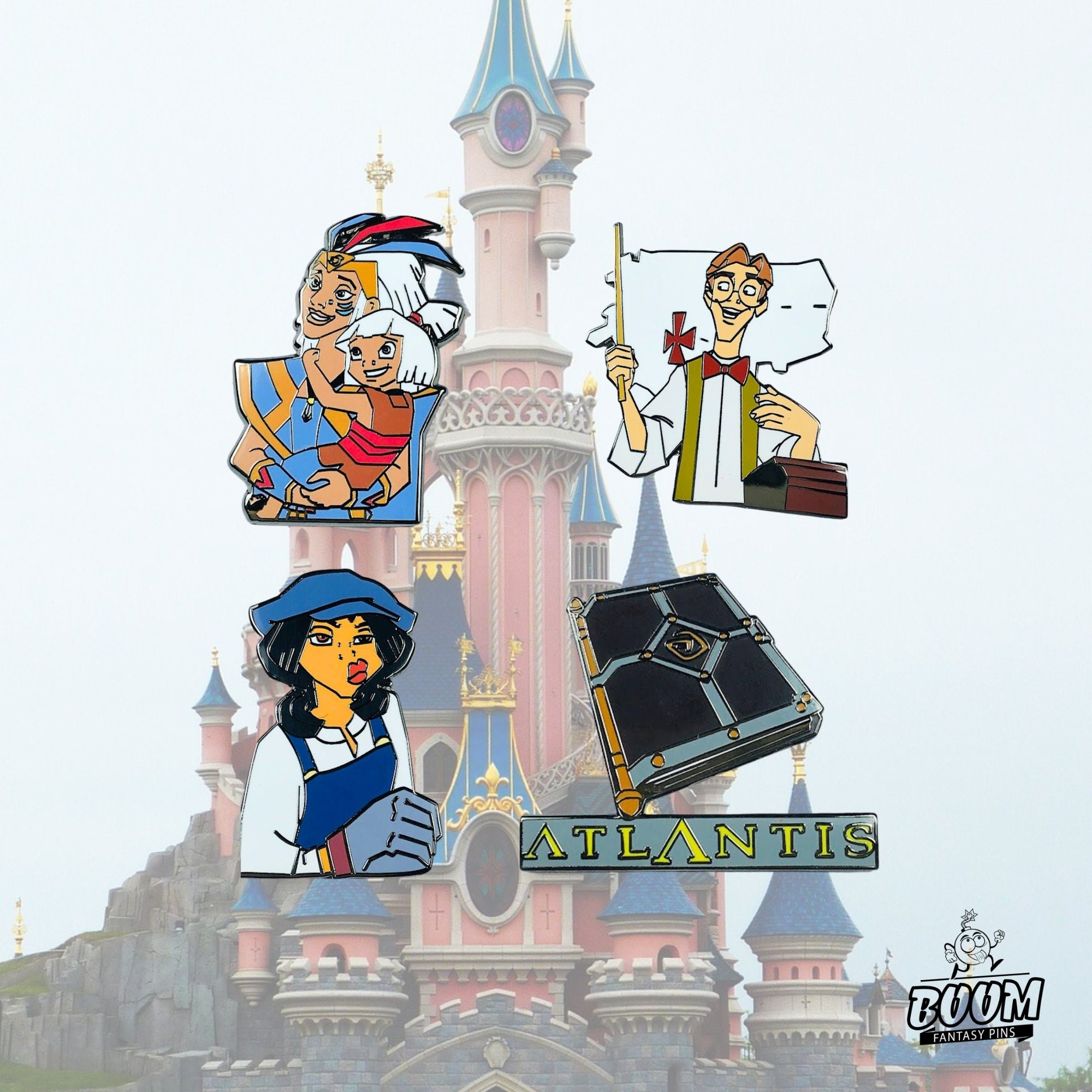 Pin – Audrey Ramírez de Atlantis: El Imperio Perdido – Disney Fantasy