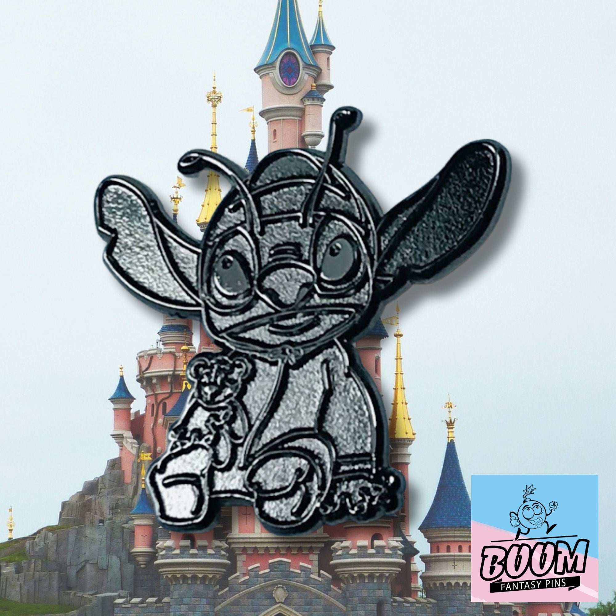 Pin – Stitch con oso de Lilo &amp; Stitch – Disney Fantasy