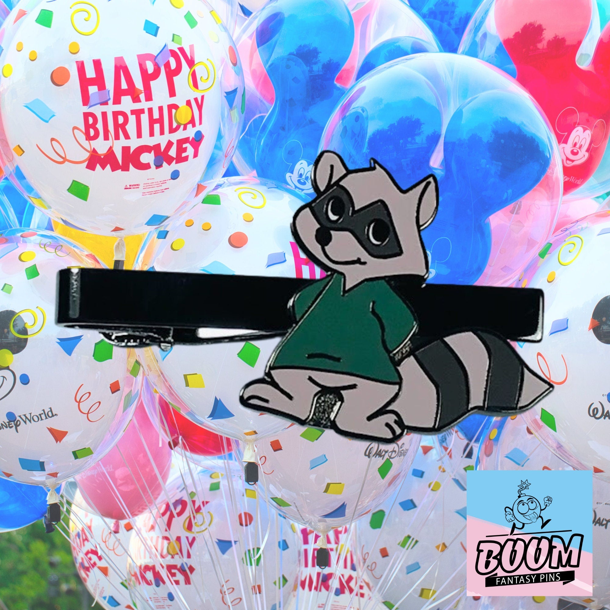 Pince à cravate – Raton laveur vert de Robin des Bois – Disney Fantasy