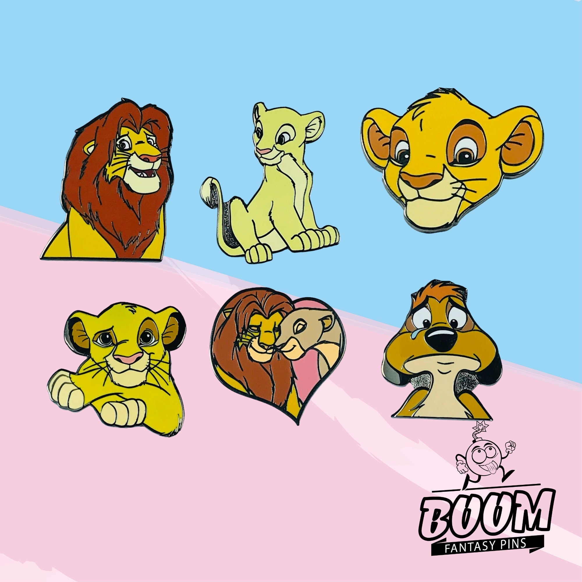 Pin – Kiara Pumba y Simba de El Rey León – Disney Fantasy