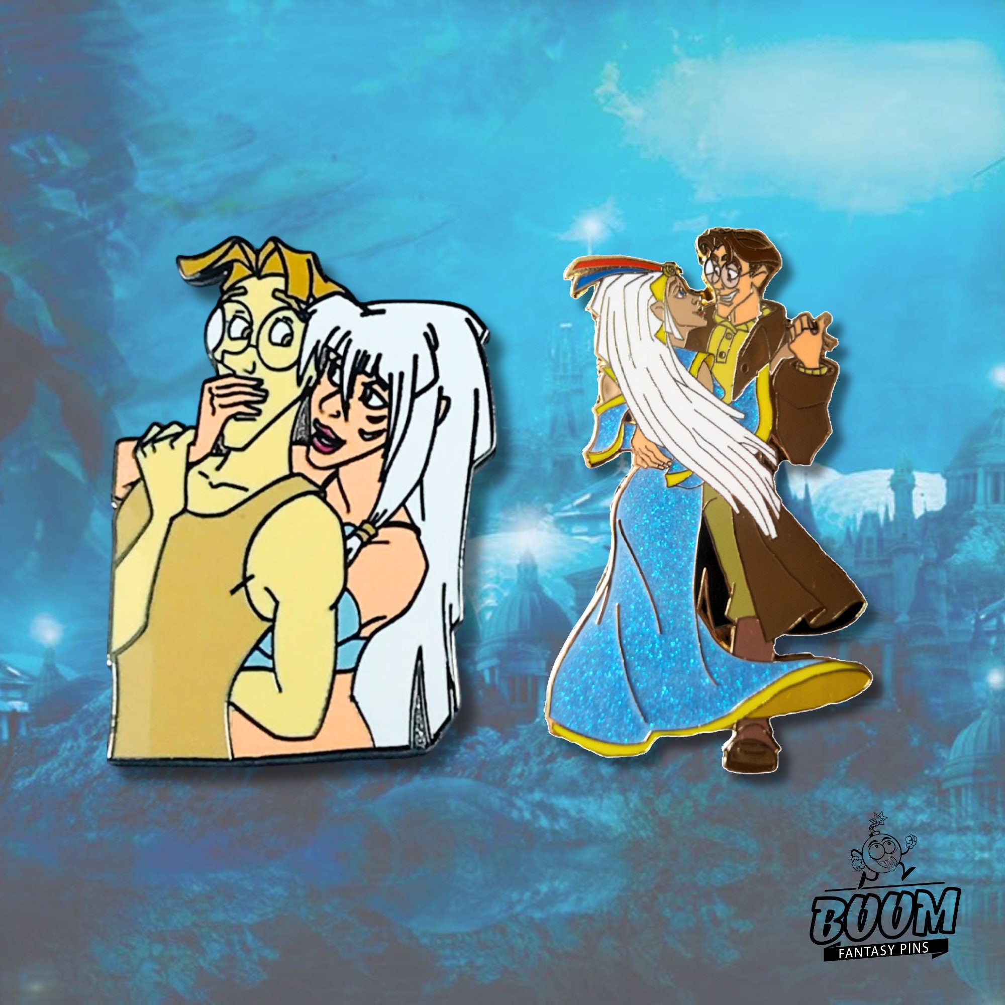Pin – Milo Thatch and Kida Nedakh from Atlantis The Lost Empire – Disney Fantasy