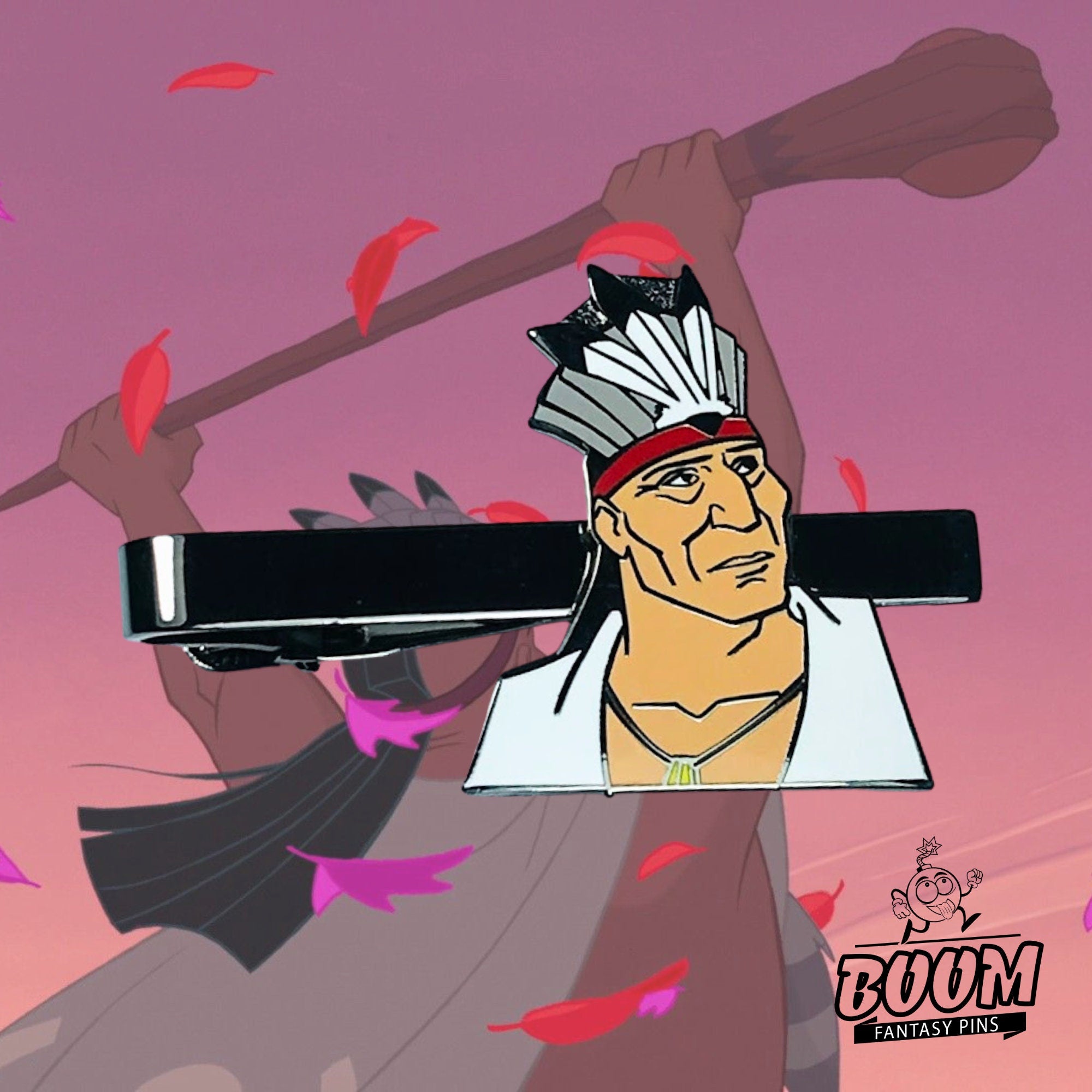 Pince à cravate – Chef Powhatan de Pocahontas – Disney Fantasy