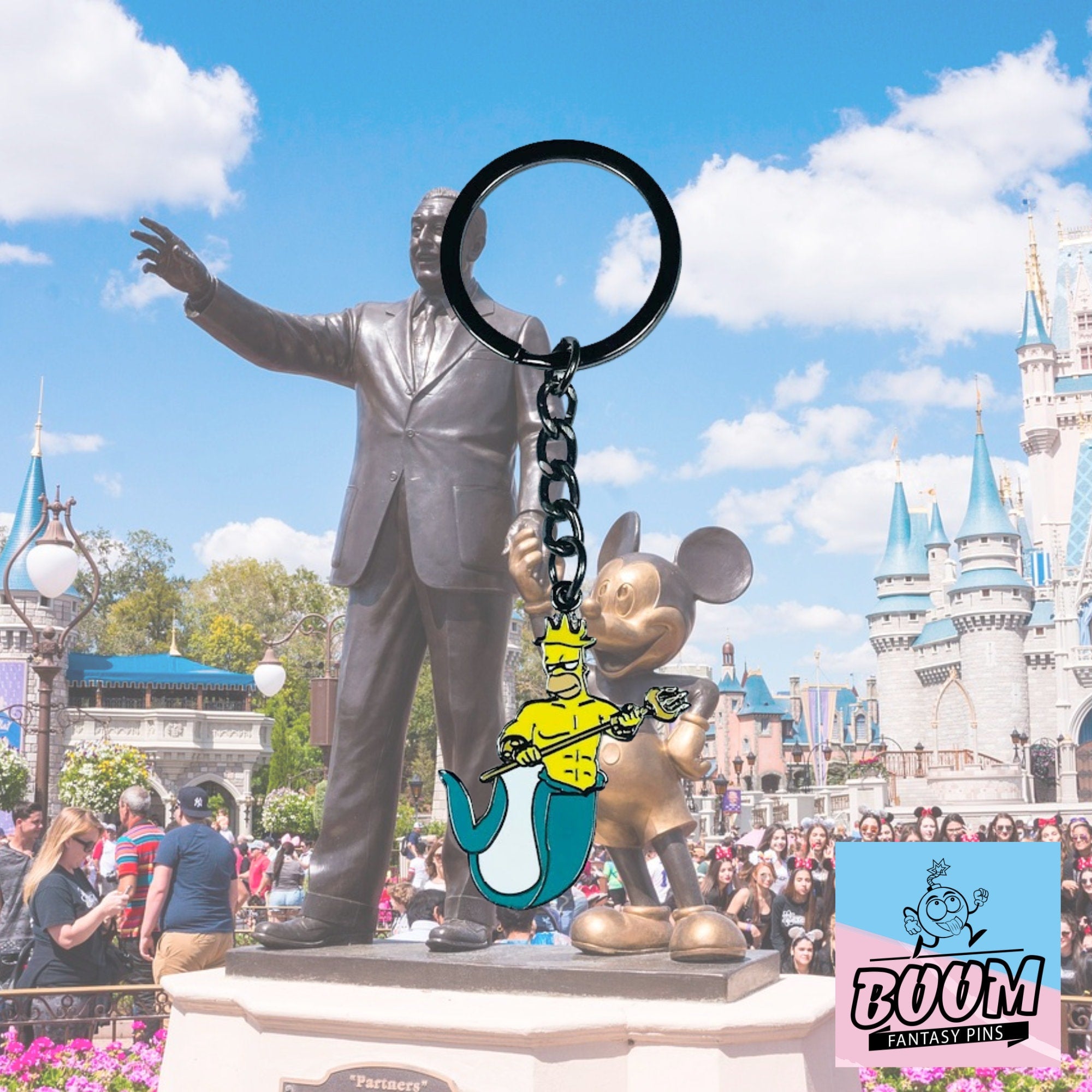 Llavero de Homer Simpson de Los Simpsons – Fantasía única