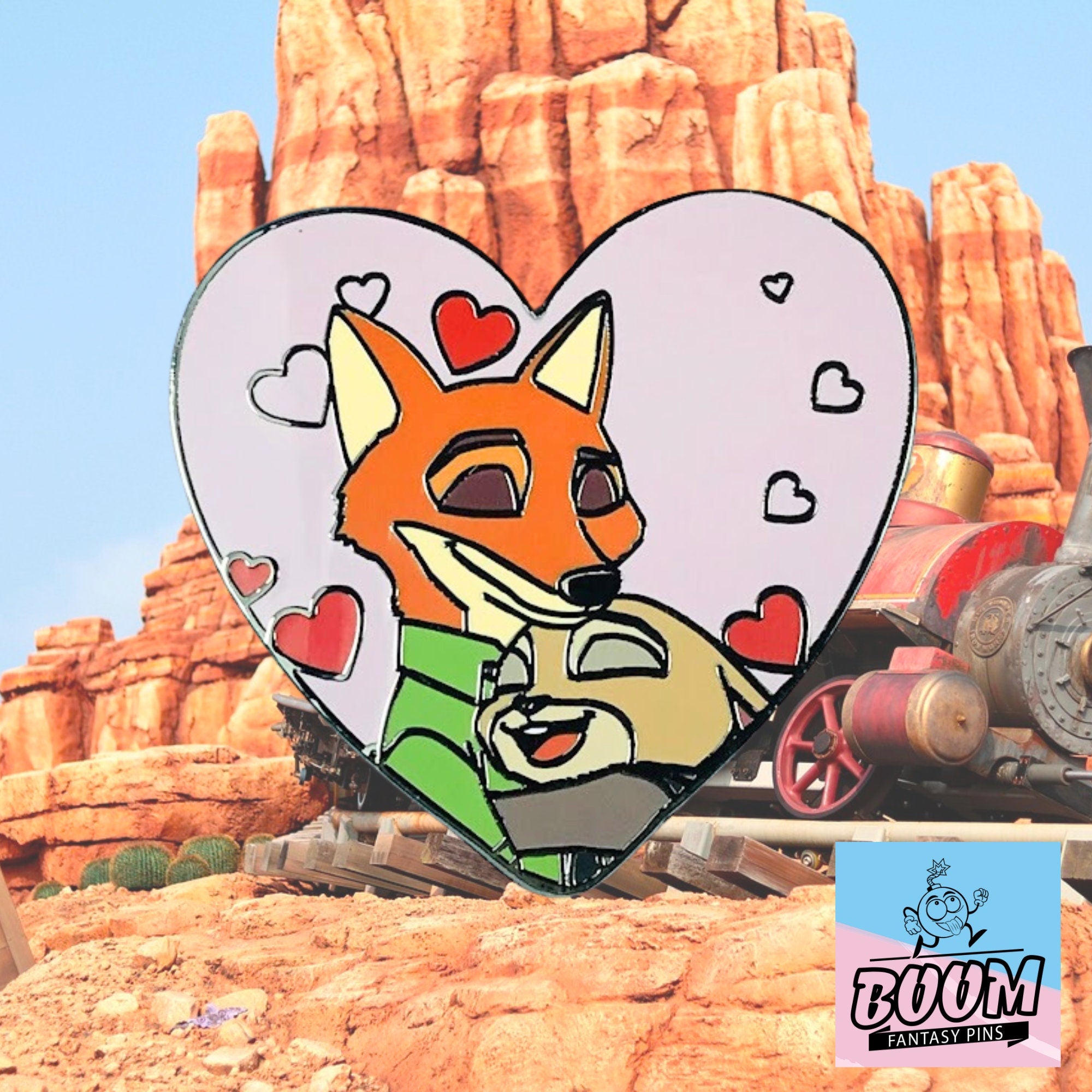 Pin – Judy Hopps y Nick Wilde de Zootopia – Disney Fantasy