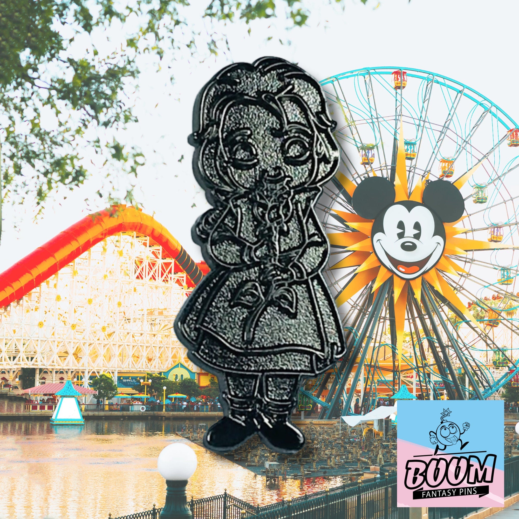 Pin – Bella de niña de La Bella y la Bestia – Disney Fantasy