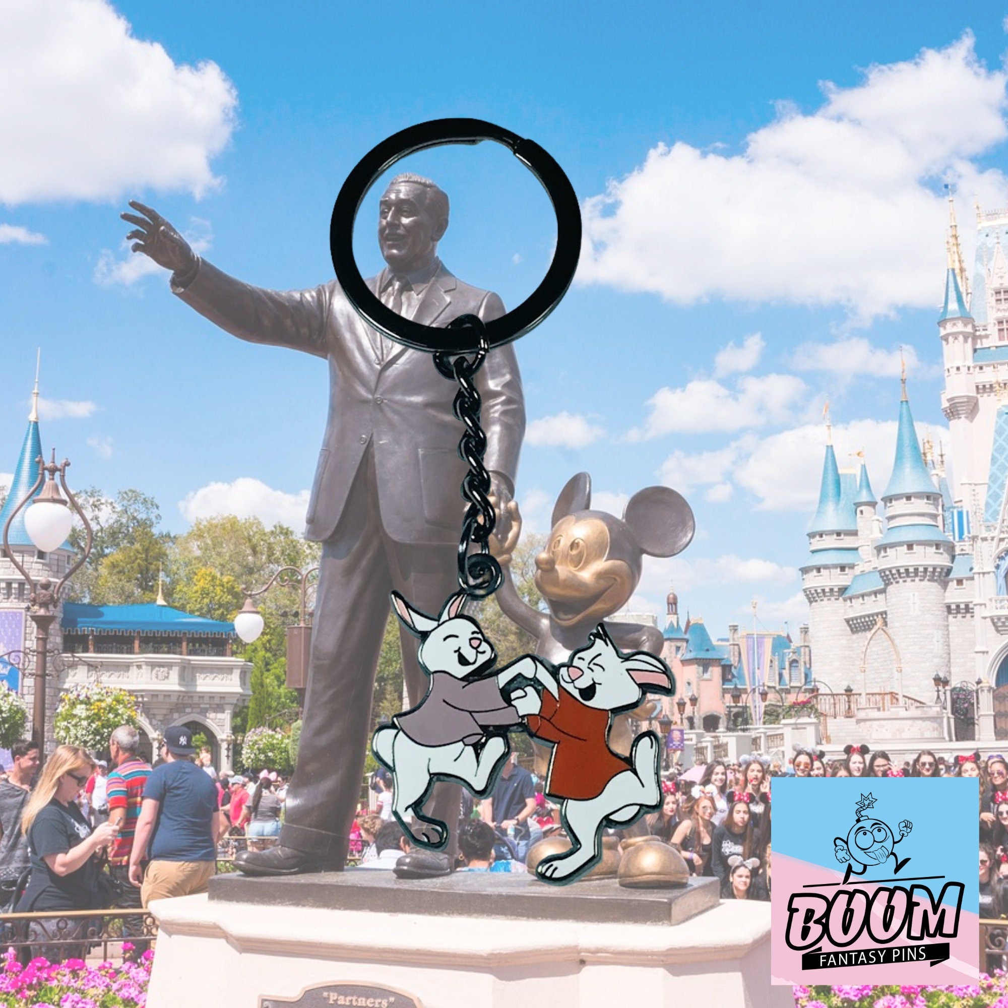 Porte-clés – Skippy et Sis Bunny de Robin des Bois – Disney Fantasy