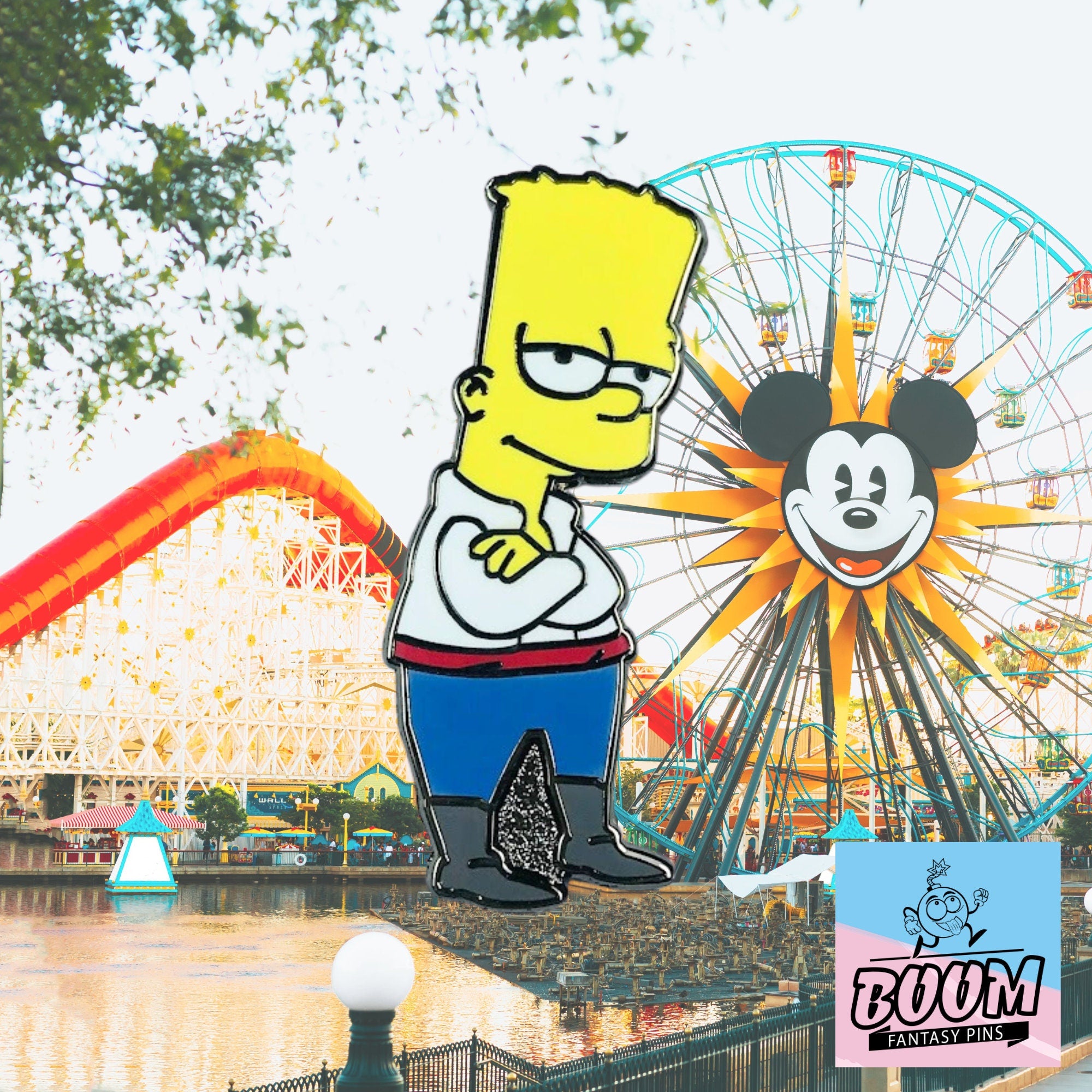 Pin – Bart Simpson como el Príncipe Eric de Los Simpson – Disney Fantasy