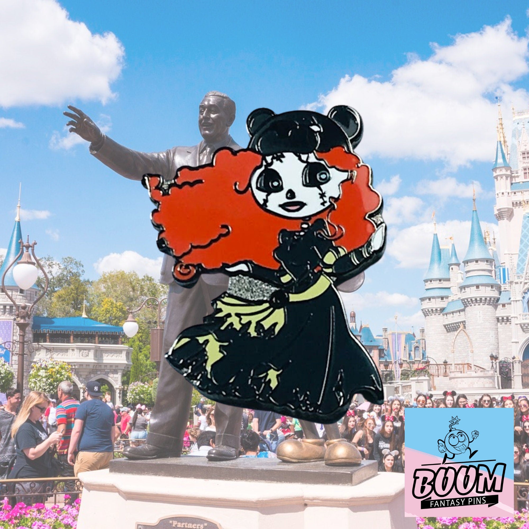 Pin – Mérida como zombi de Valiente – Disney Fantasy