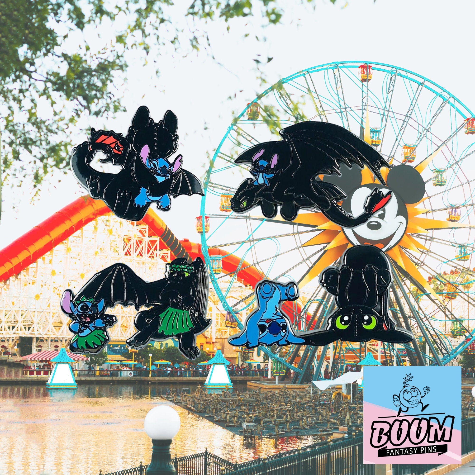 Pin – Experimento de Stitch 626 y Desdentao de Lilo y Stitch – Fantasía Disney