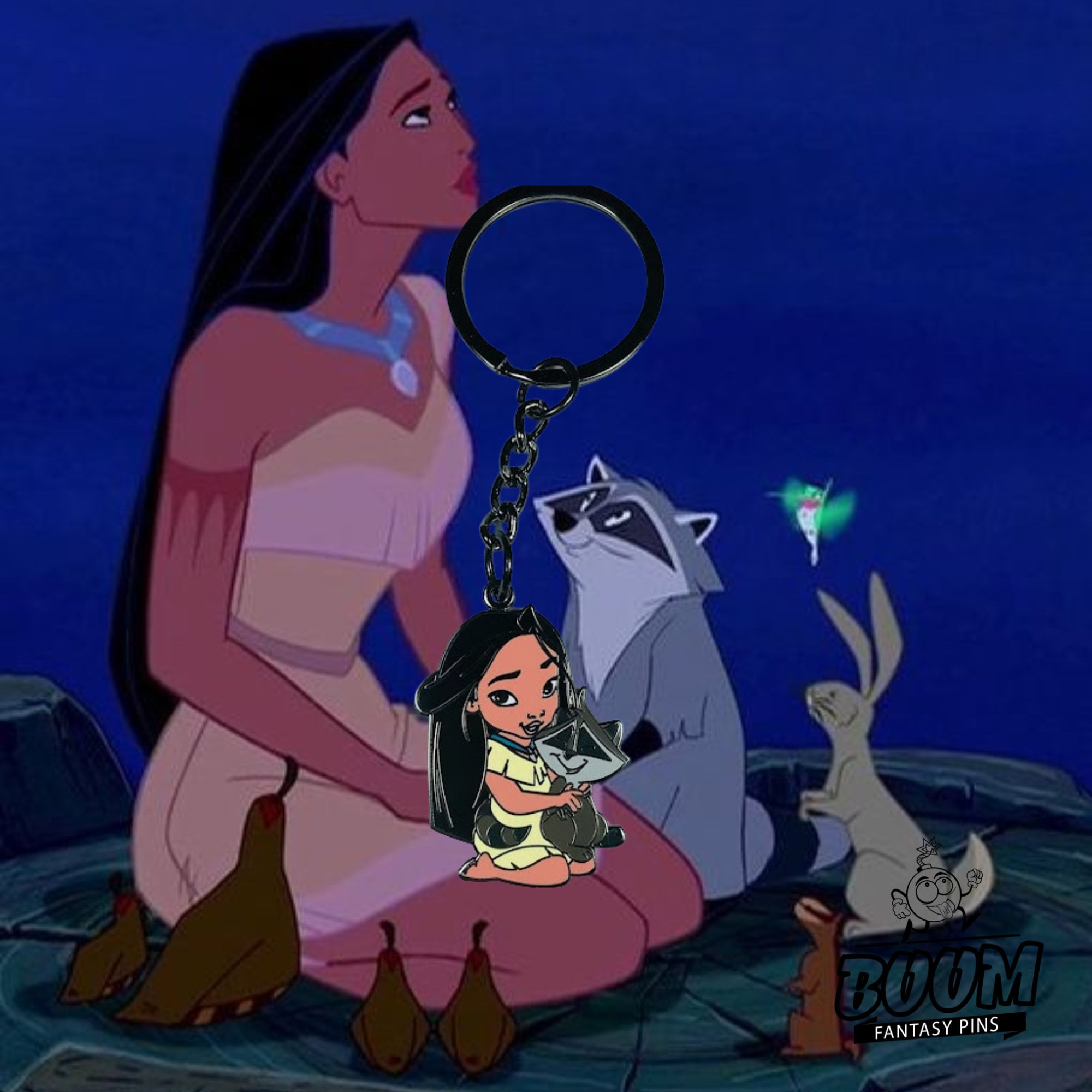 Porte-clés – Meeko de Pocahontas – Disney Fantasy