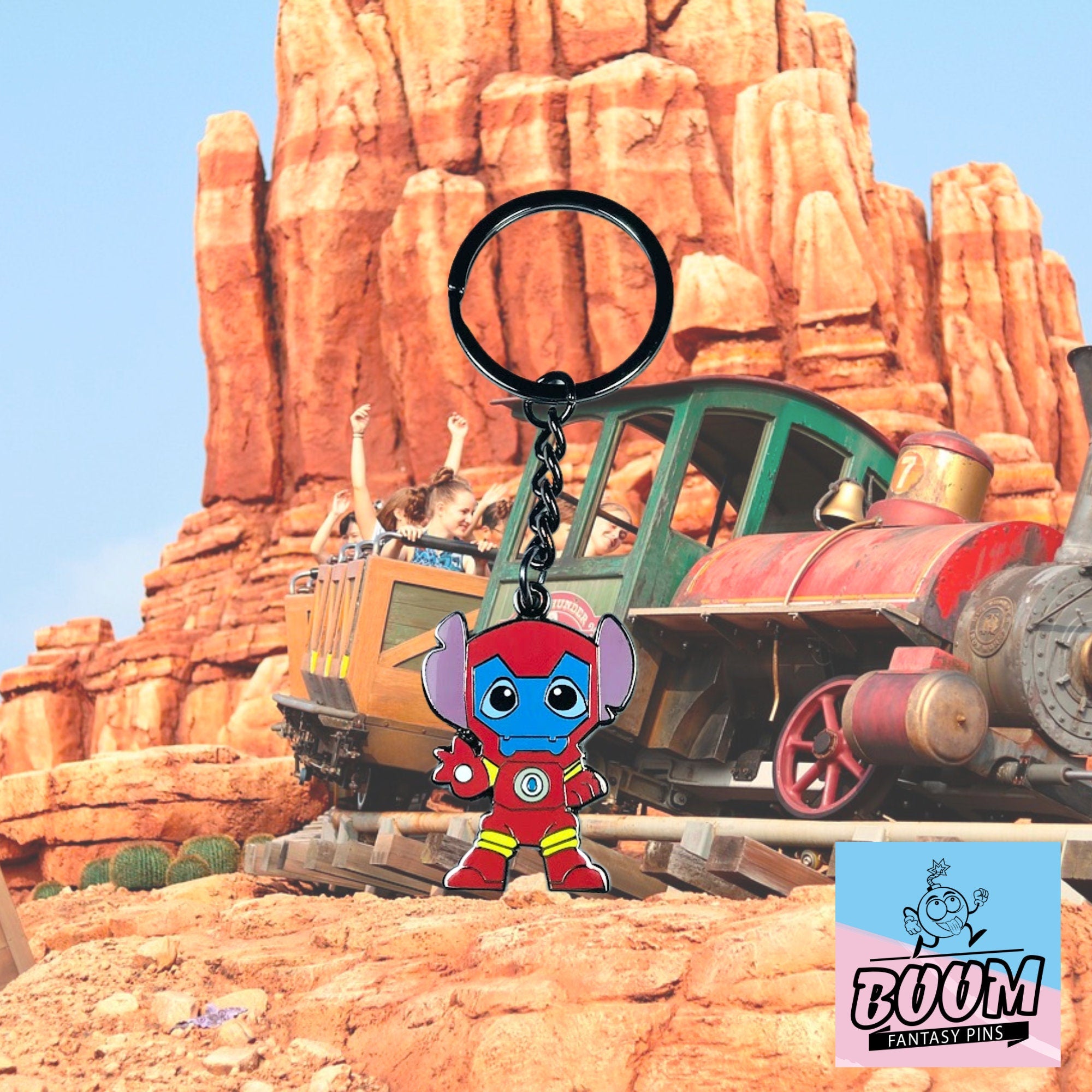 Llavero – Experimento 626 Stitch como Iron Man de Lilo &amp; Stitch – Disney Fantasy