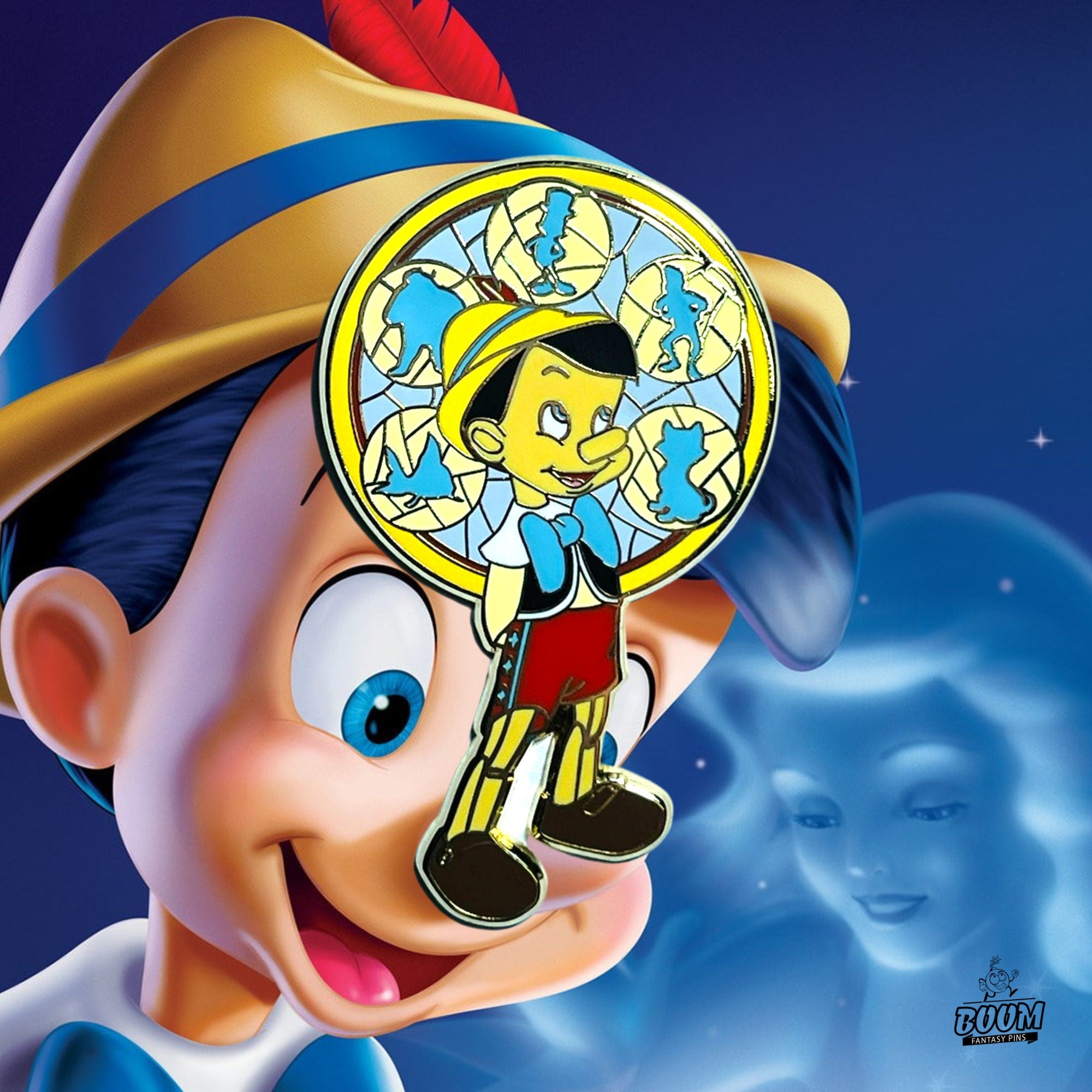 Pin's – Pinocchio du film Pinocchio de Disney Fantasy