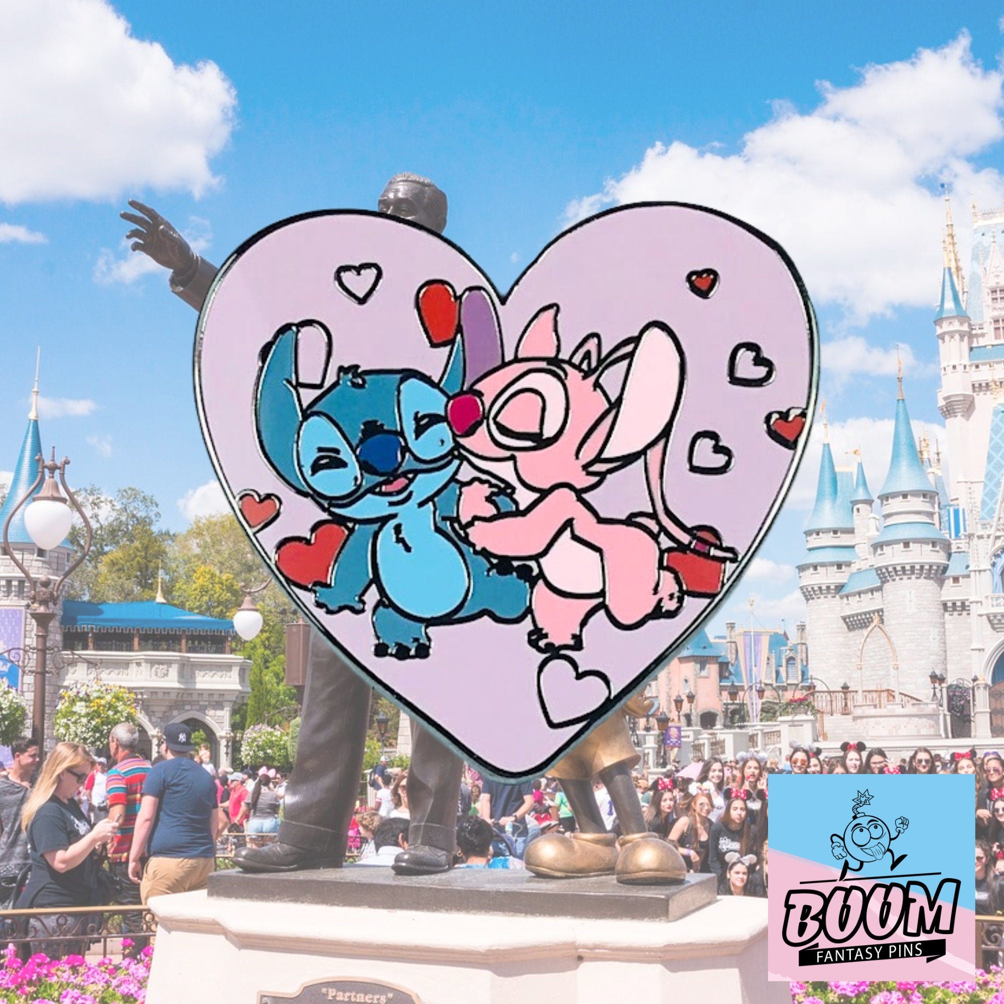 Pin – Stitch y Ángel de Lilo y Stitch – Disney Fantasy