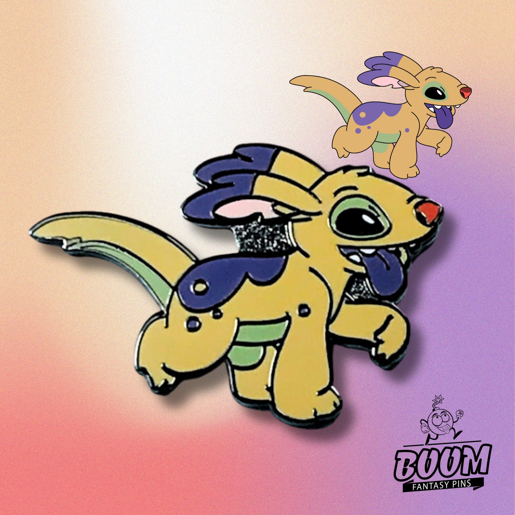 Pin – Experimento Fethchit 090 de Lilo y Stitch – Disney Fantasy