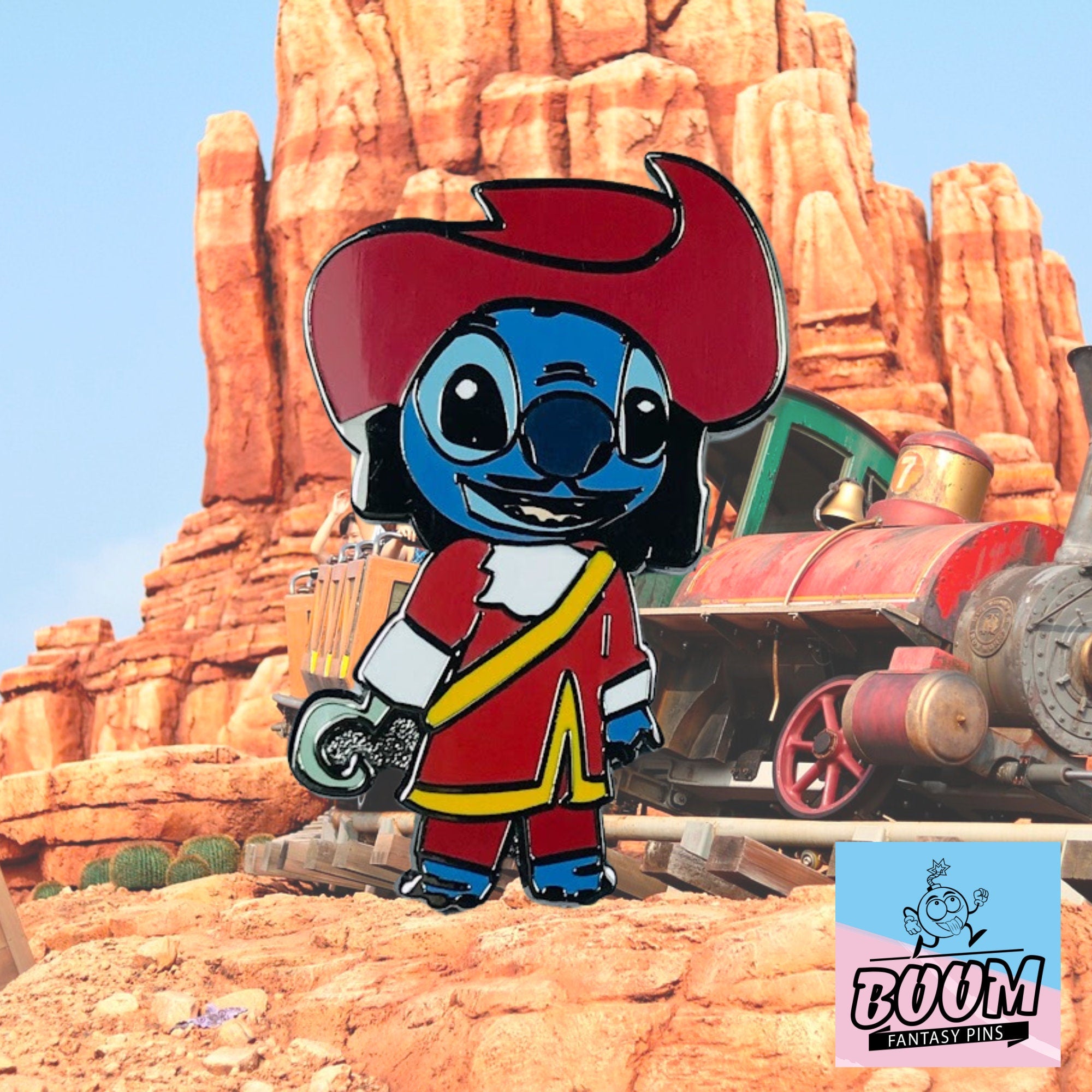 Pin – Stitch como el Capitán Garfio de Lilo y Stitch – Disney Fantasy