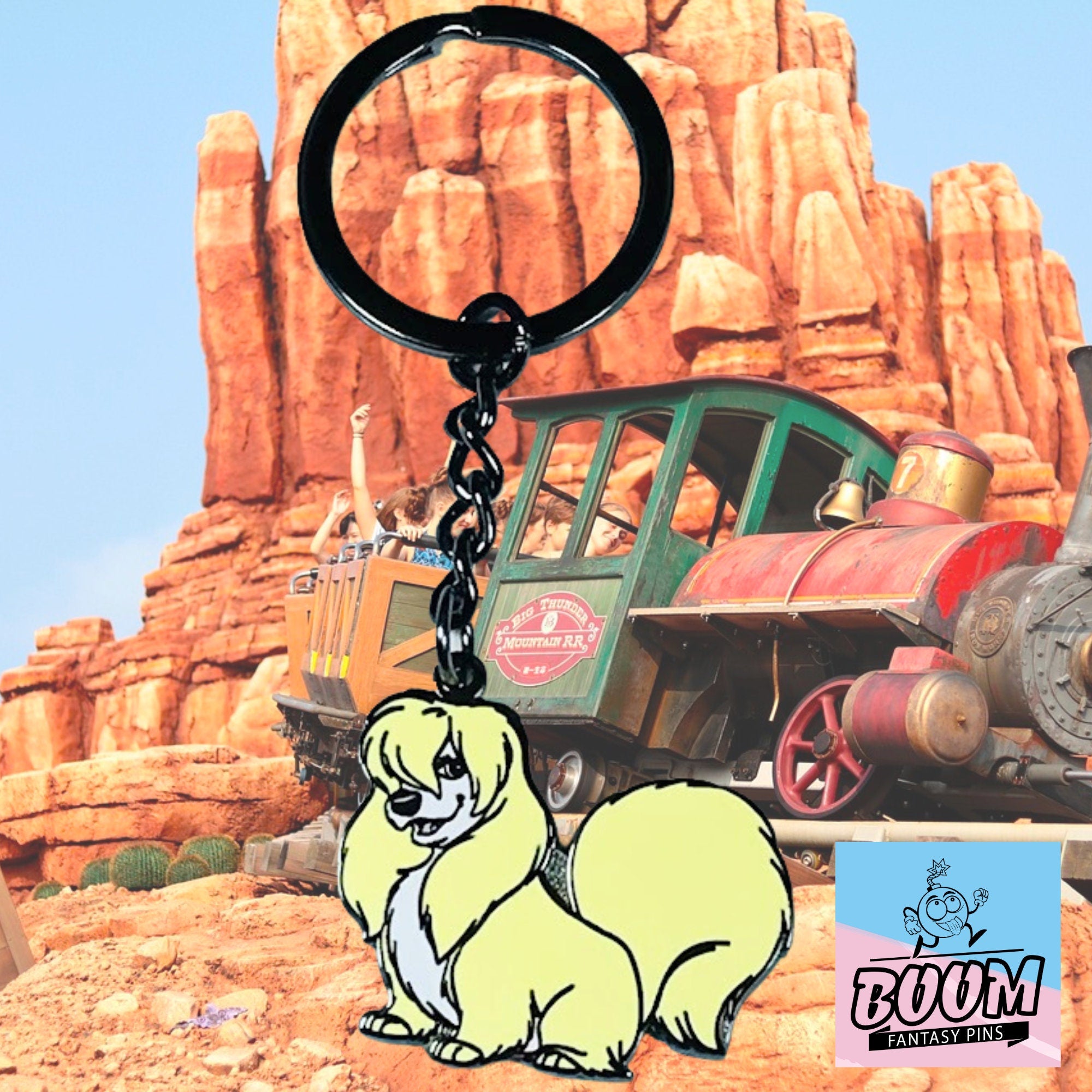 Llavero Peg de La Dama y el Vagabundo – Disney Fantasy