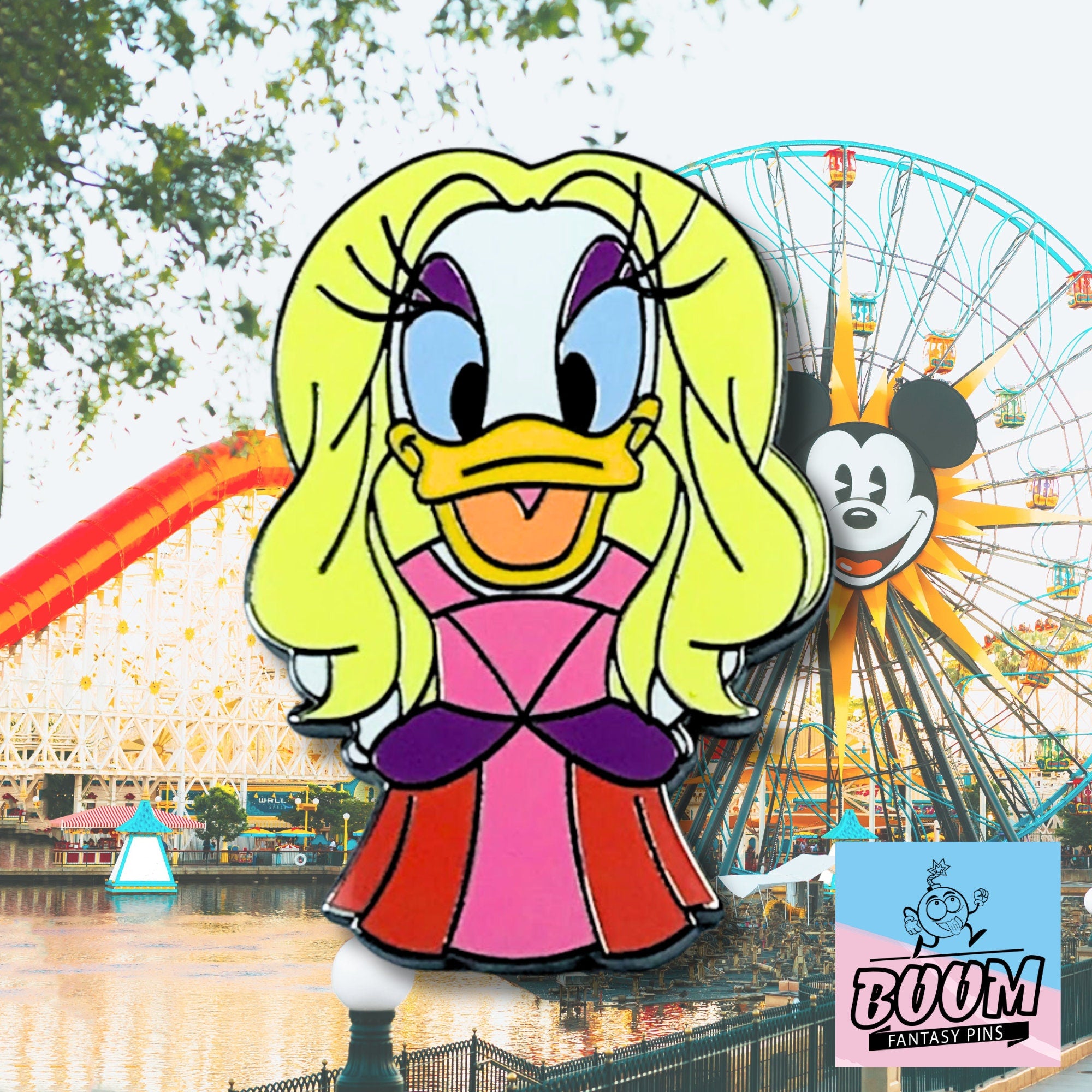 Pin's – Sara et Donald Duck du film Hocus Pocus – Disney Fantasy