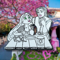 Pin's – Raiponce et Flynn Rider du film Raiponce – Disney Fantasy