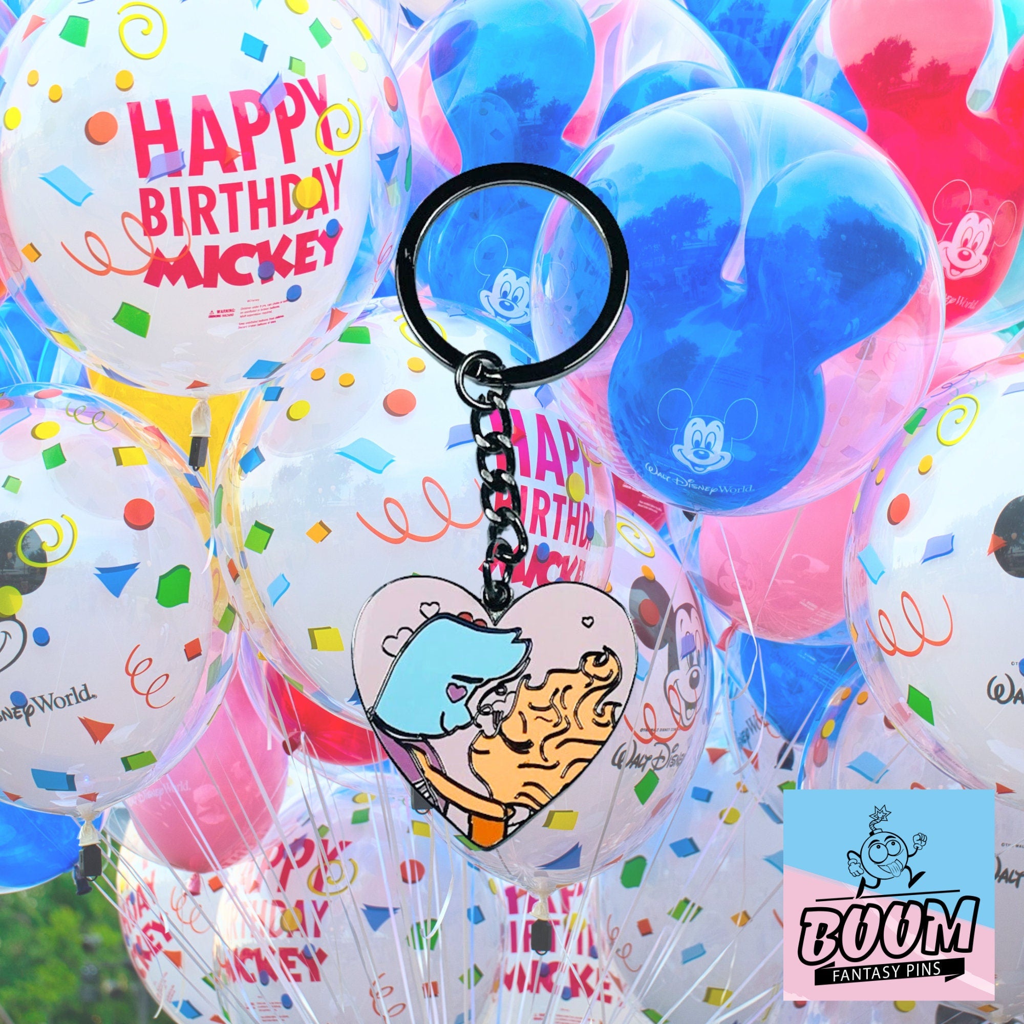 Llavero – Ember y Lake de Elemental – Disney Fantasy