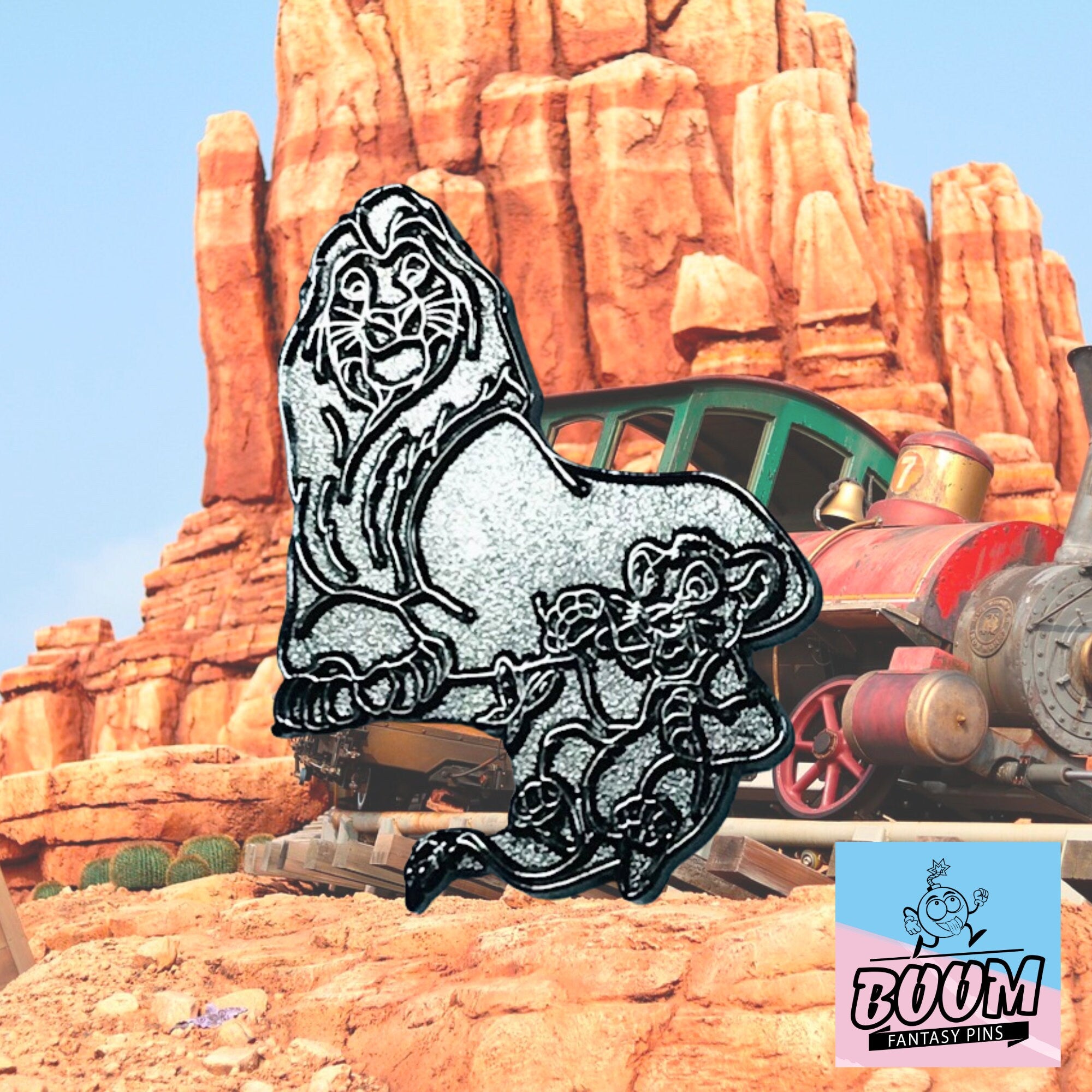 Pin – Simba y Nala de El Rey León – Disney Fantasy