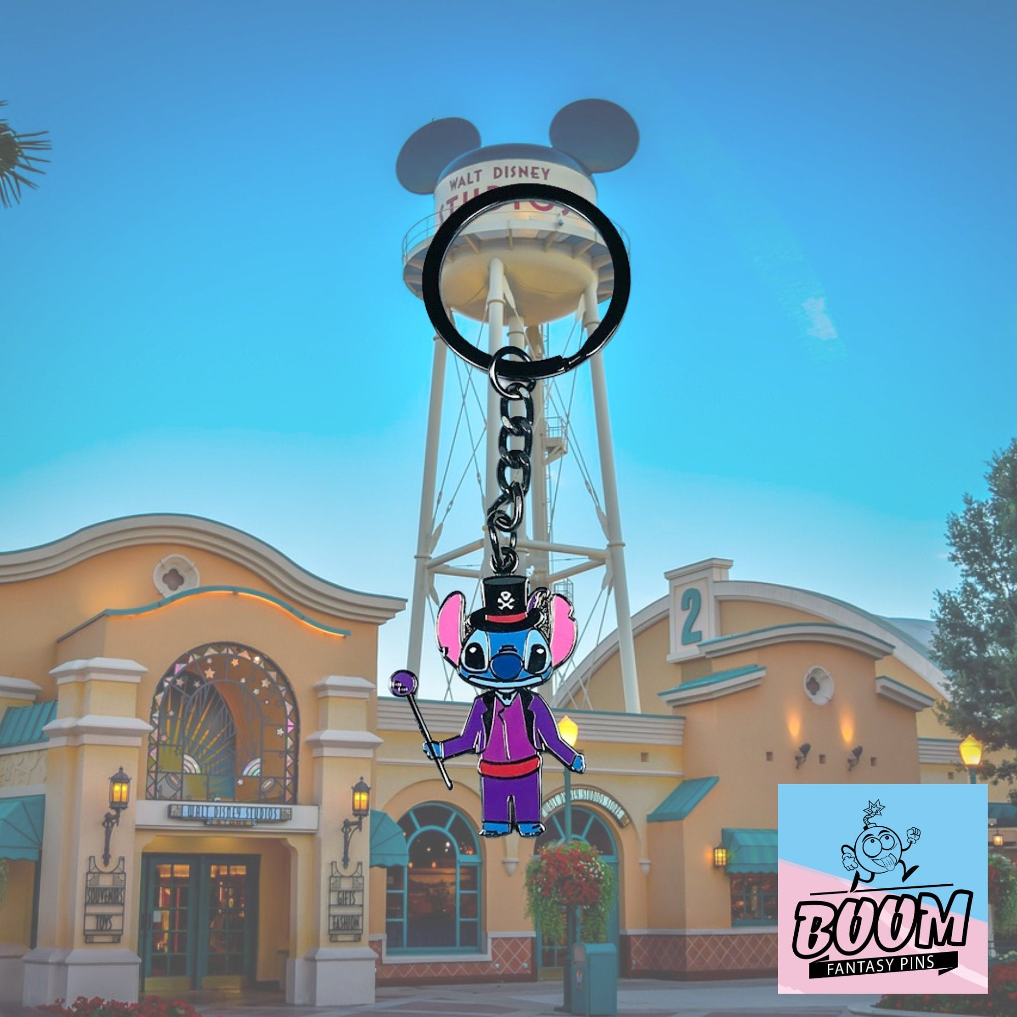 Keychain – Experiment 626 Stitch as Dr Facilier from Lilo & Stitch – Disney Fantasy