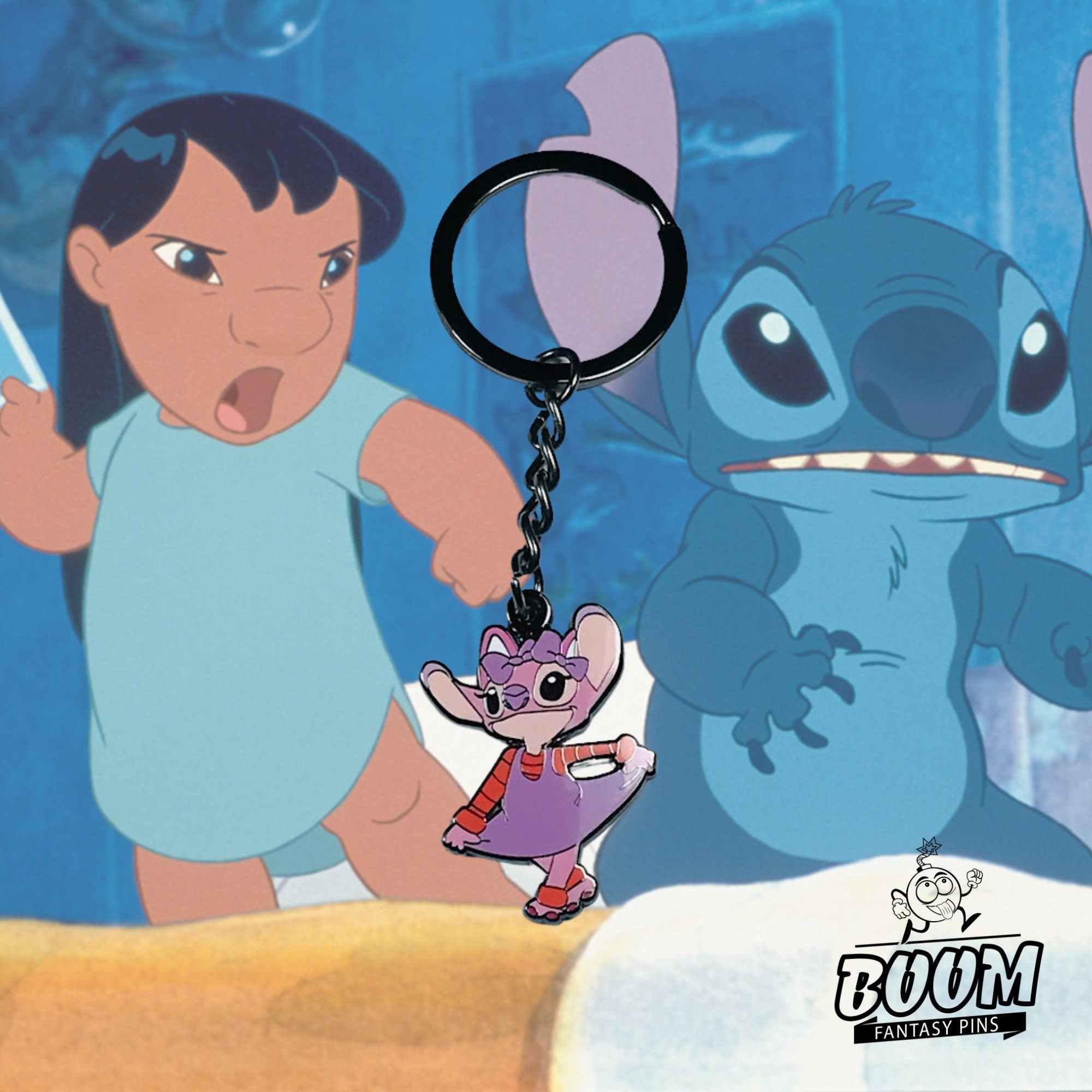 Llavero – Ángel como Angélica Pickles de Lilo &amp; Stitch – Disney Fantasy