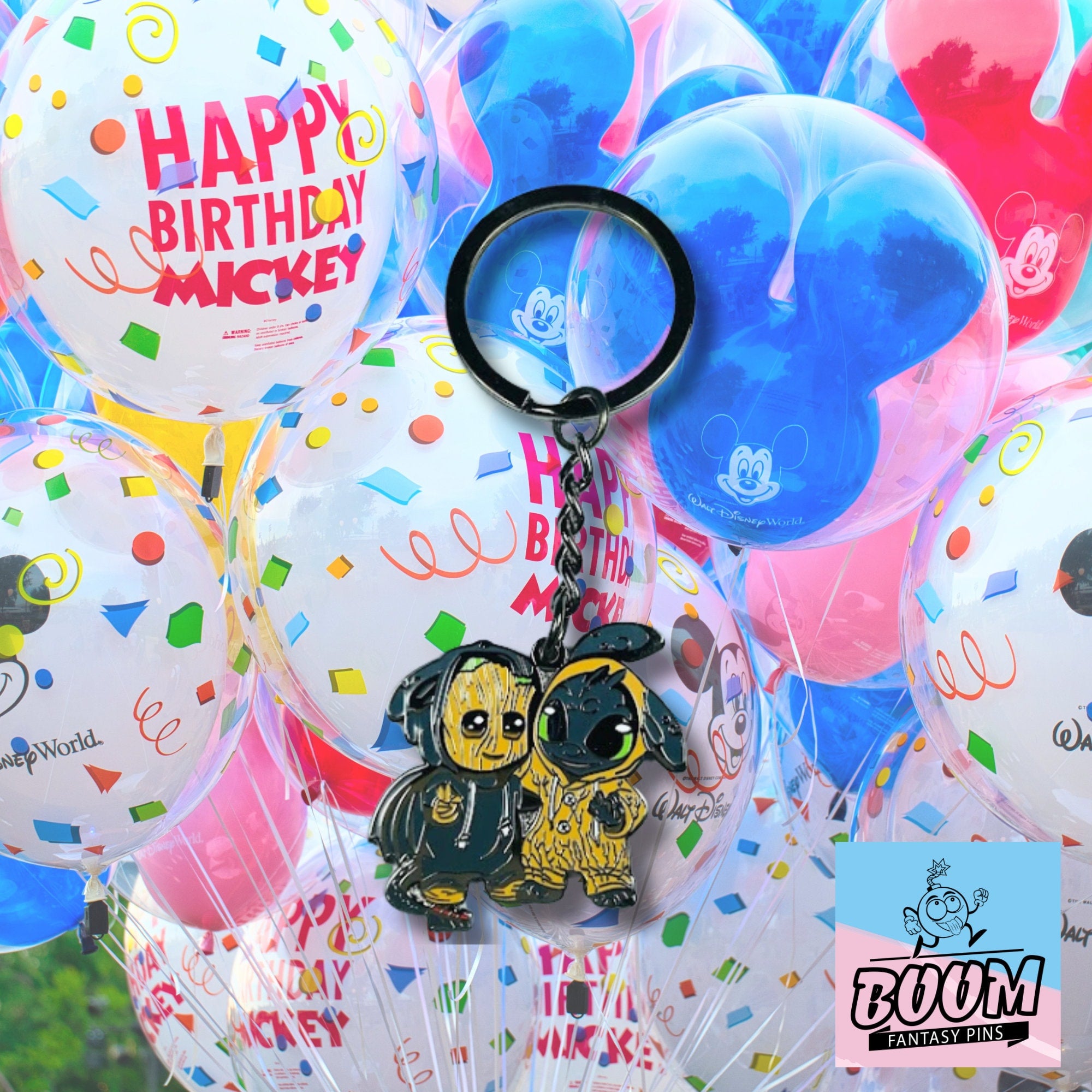 Llavero: Desdentao de Cómo entrenar a tu dragón y Groot de Guardianes de la Galaxia – Disney Fantasy