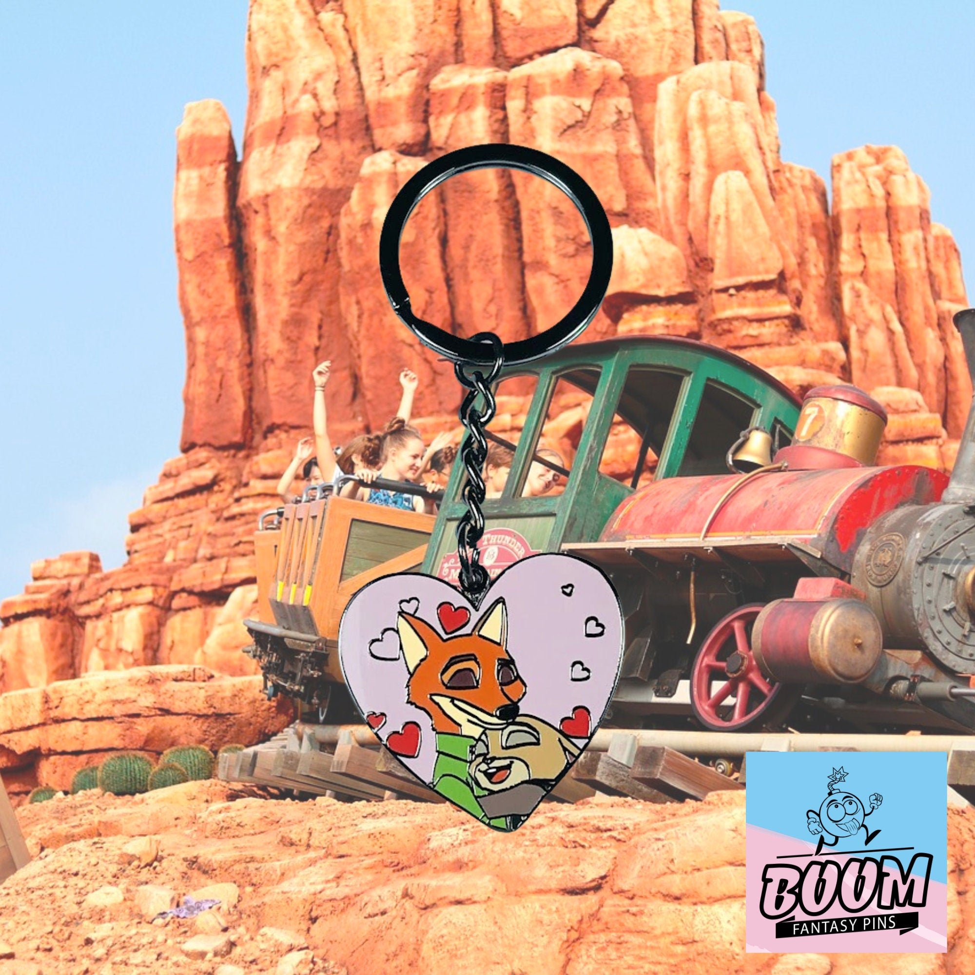 Llavero – Judy Hopps y Nick Wilde de Zootopia – Disney Fantasy