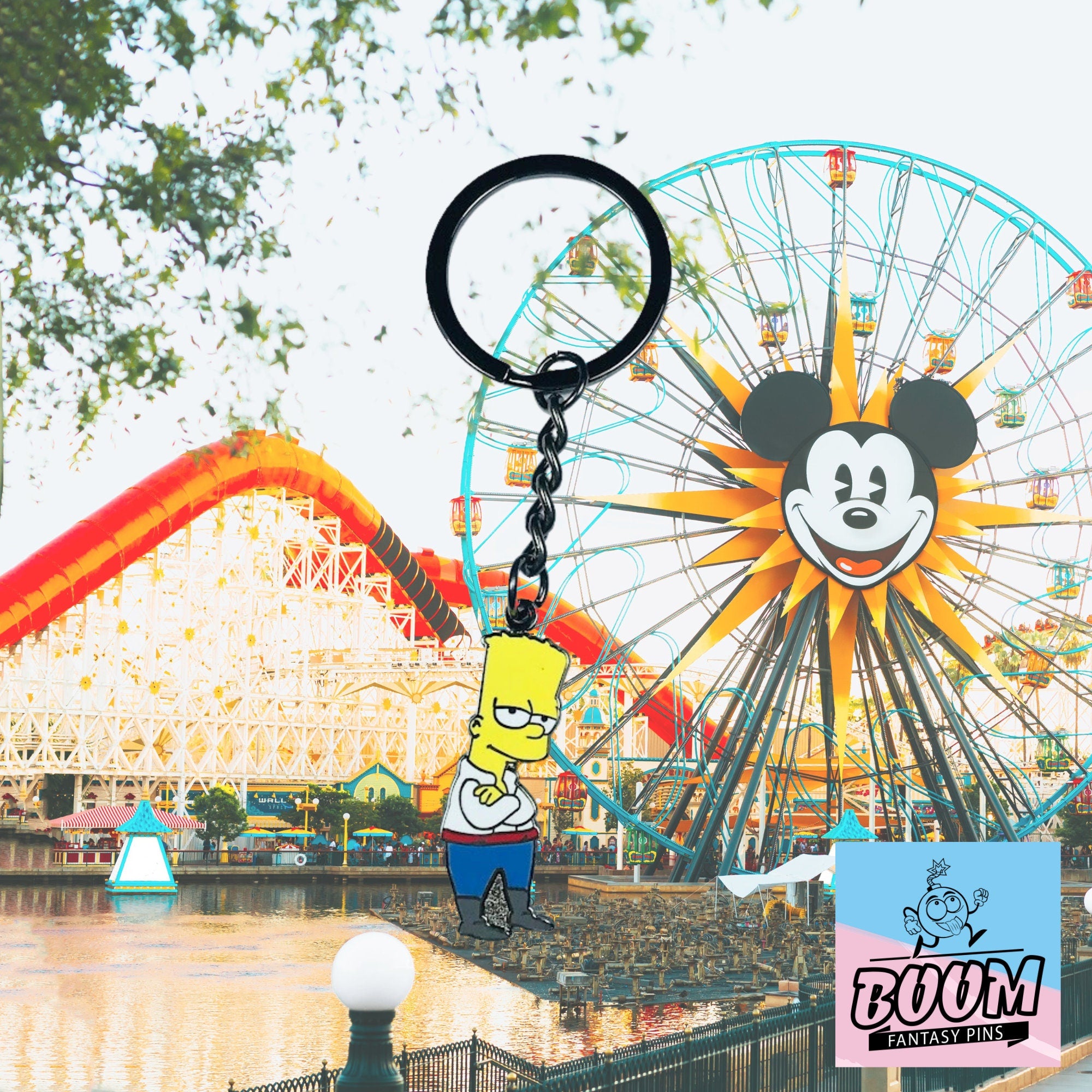 Llavero – Bart Simpson de Los Simpson – Disney Fantasy