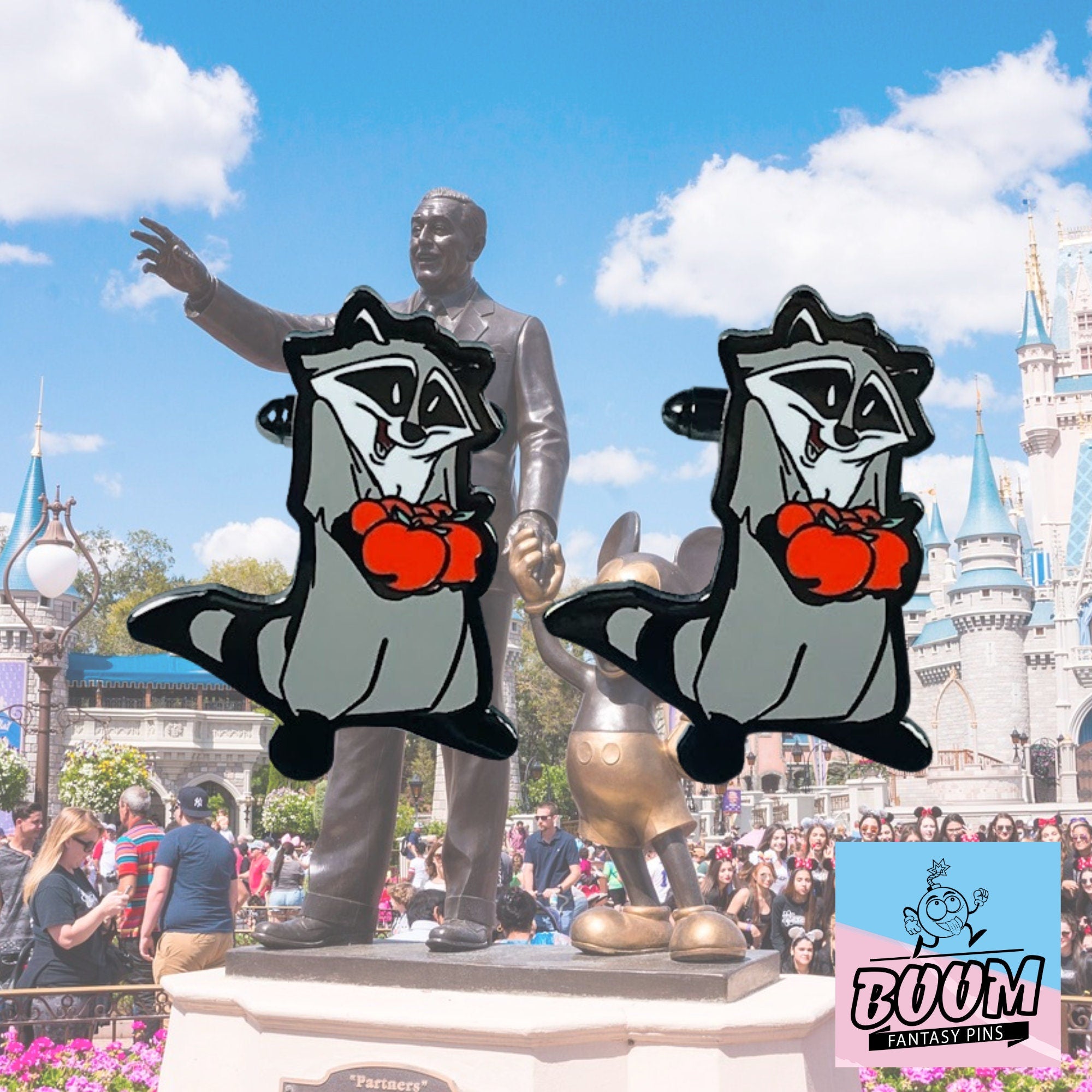 Boutons de manchette – Meeko de Pocahontas – Disney Fantasy