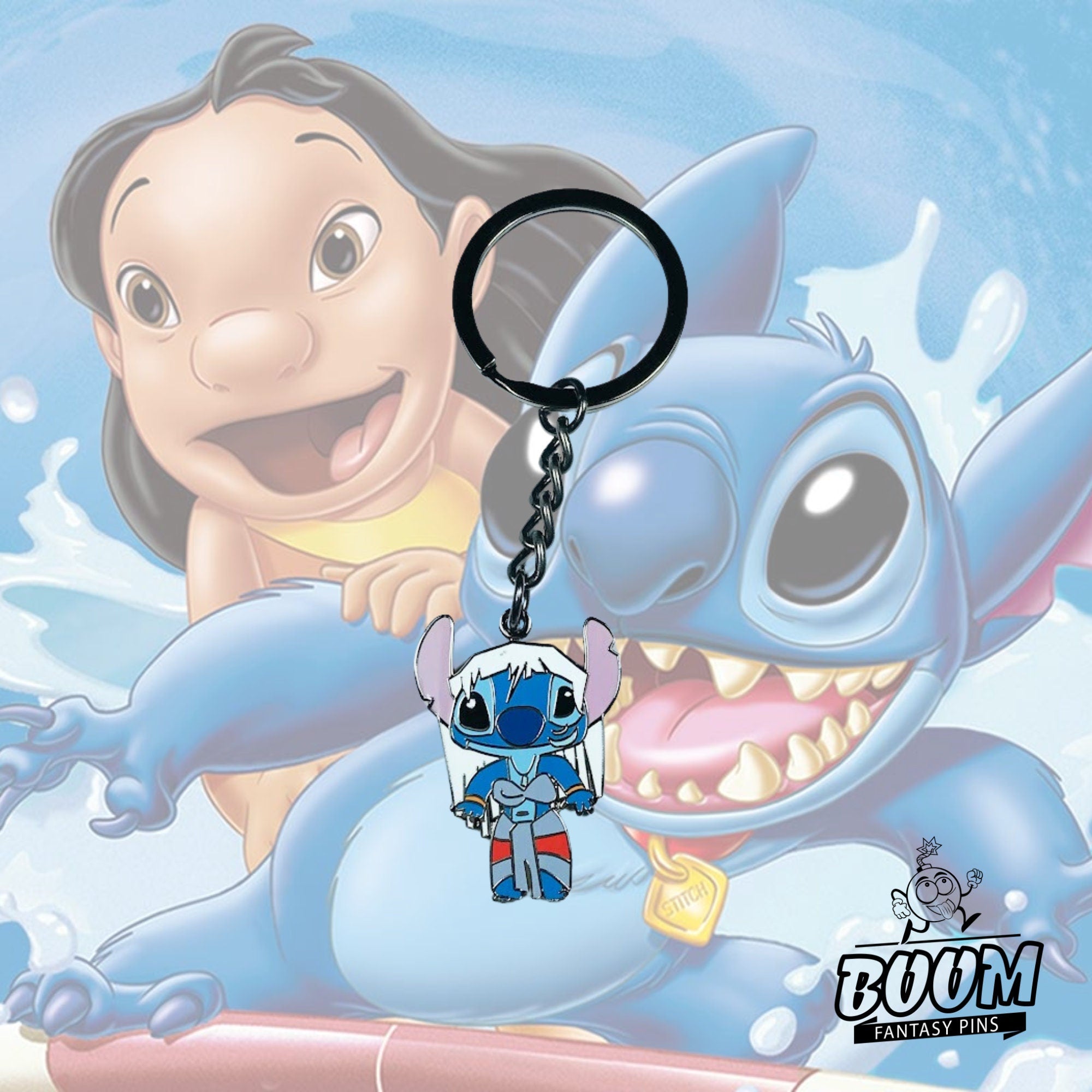 Porte-clés – Stitch Expérience 626 de Lilo &amp; Stitch – Disney Fantasy