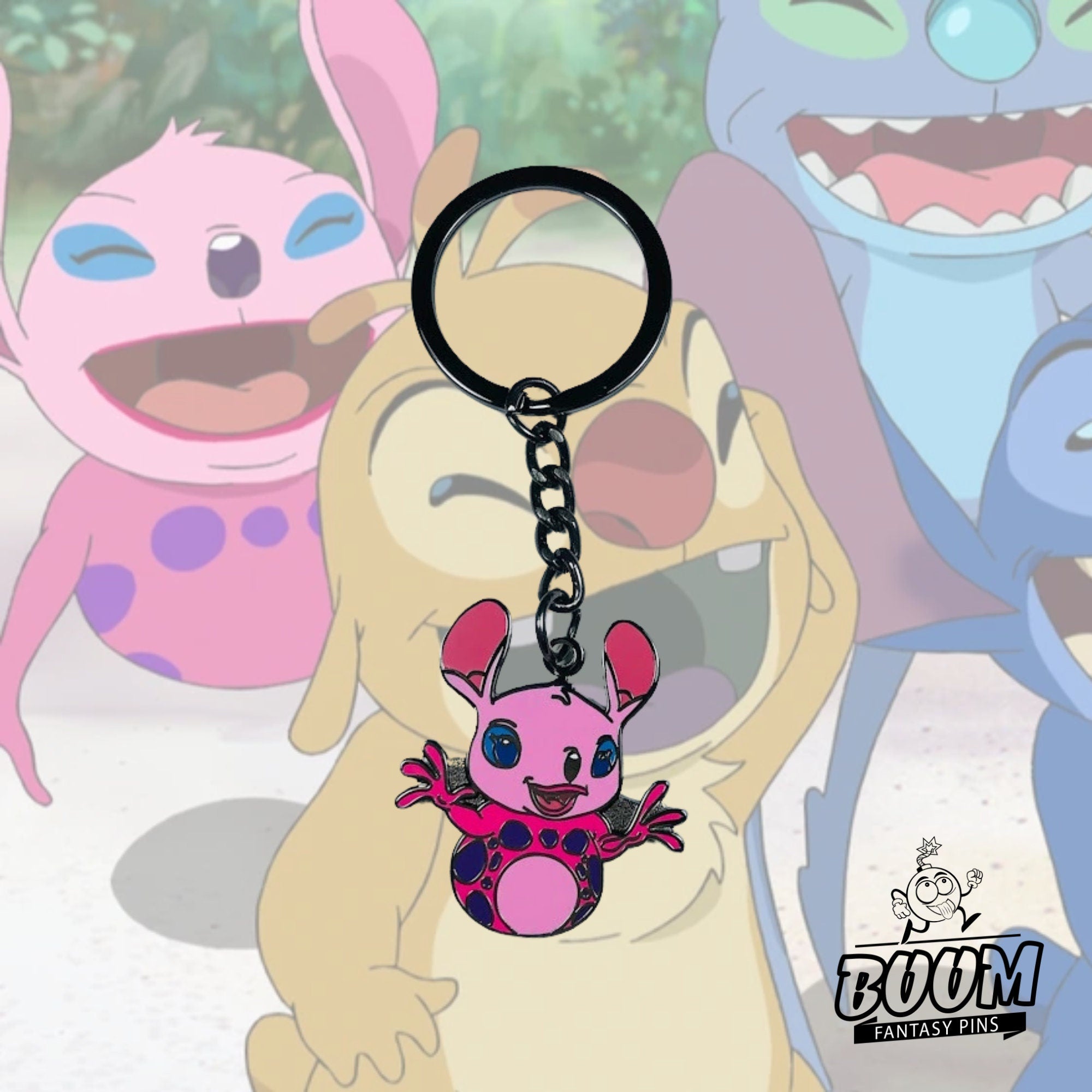 Llavero – Experimento 275 Cosquillas en la barriga de Lilo y Stitch – Disney Fantasy