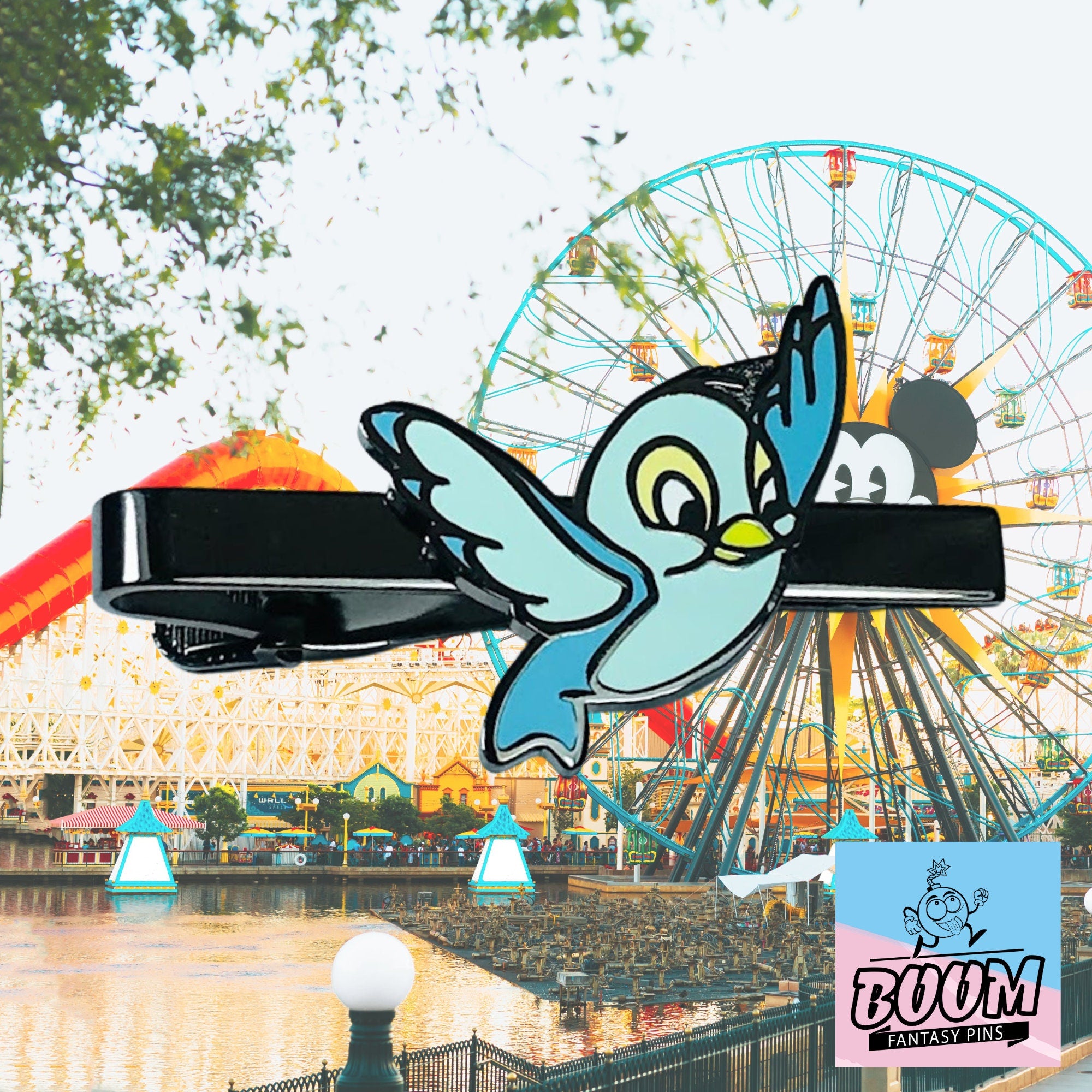 Pinza de corbata – Bambi y Bluebird de Bambi – Disney Fantasy