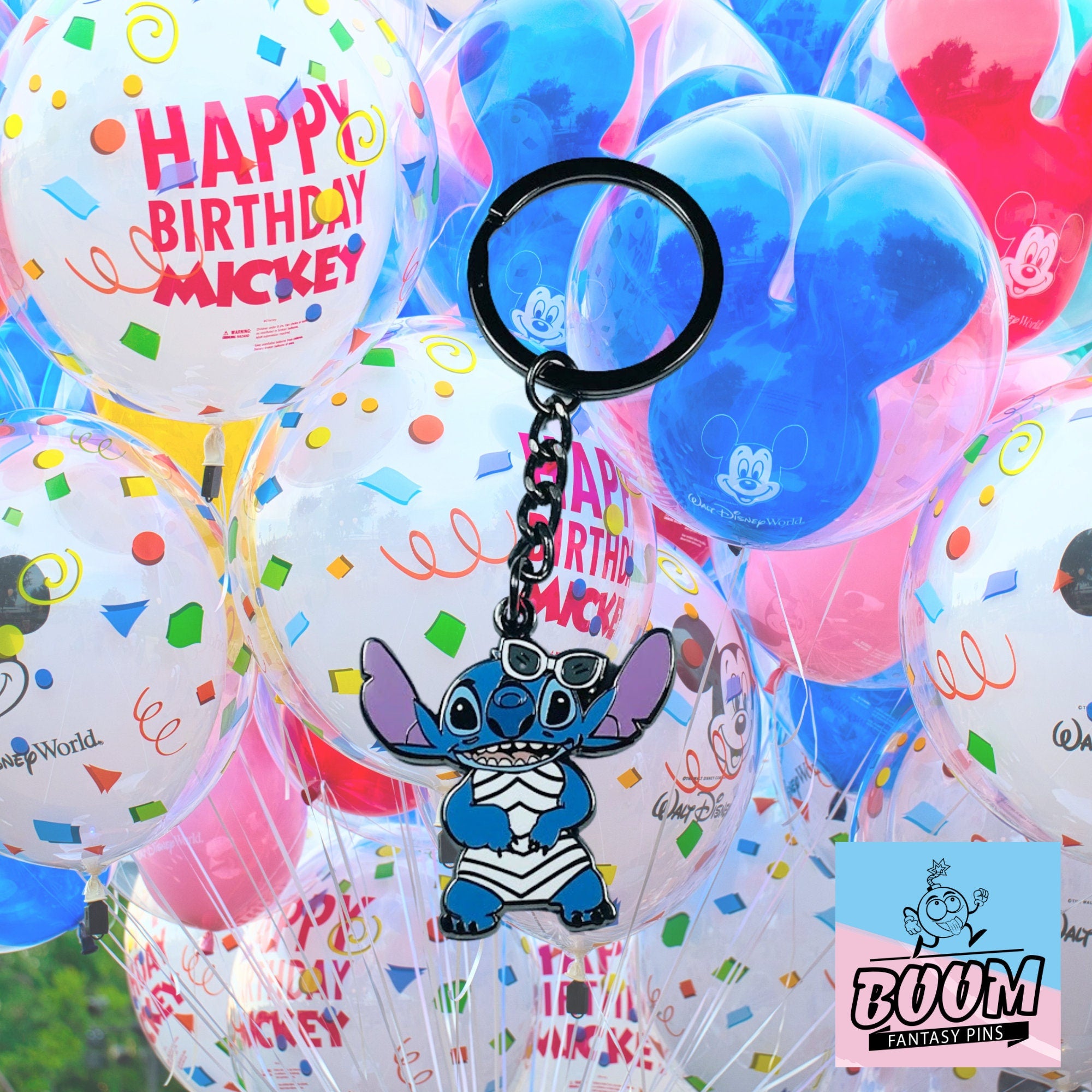 Keychain – Experiment 626 Stitch As Blonde from Lilo & Stitch – Disney Fantasy