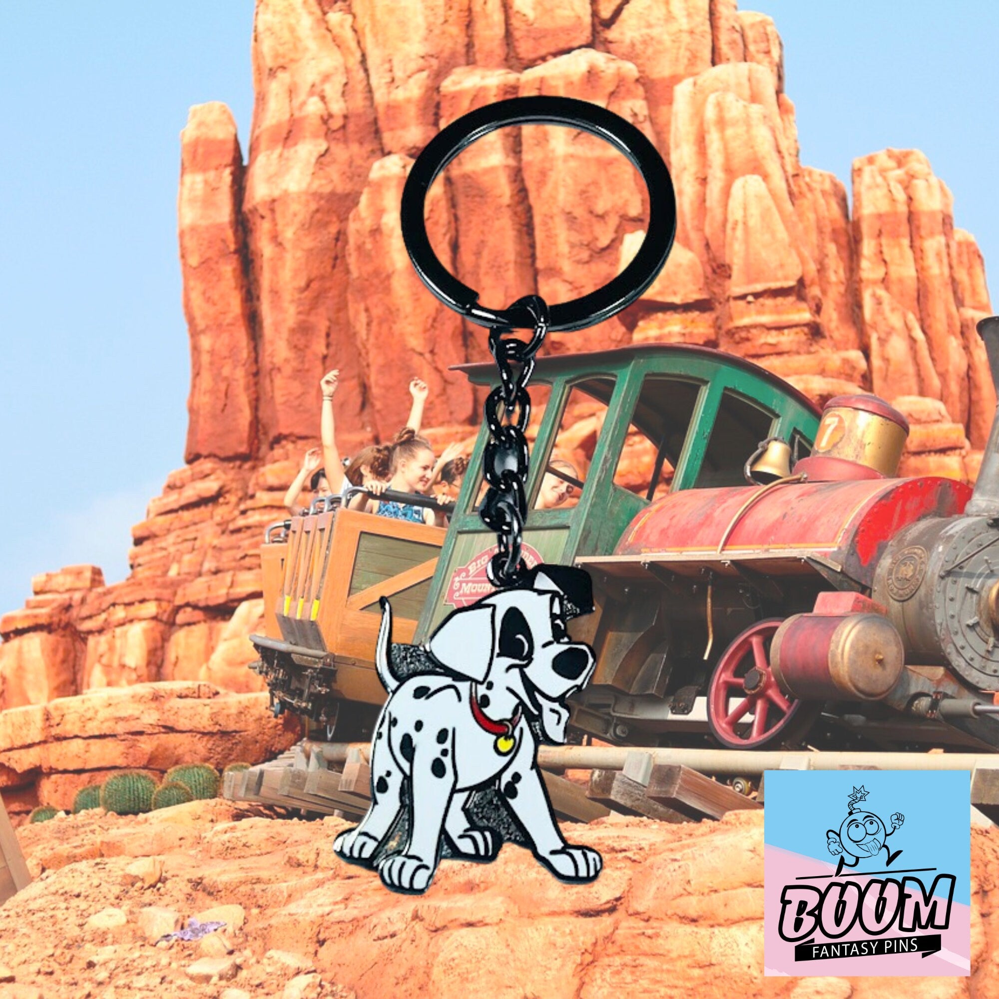 Llavero bicolor de 101 Dálmatas – Disney Fantasy