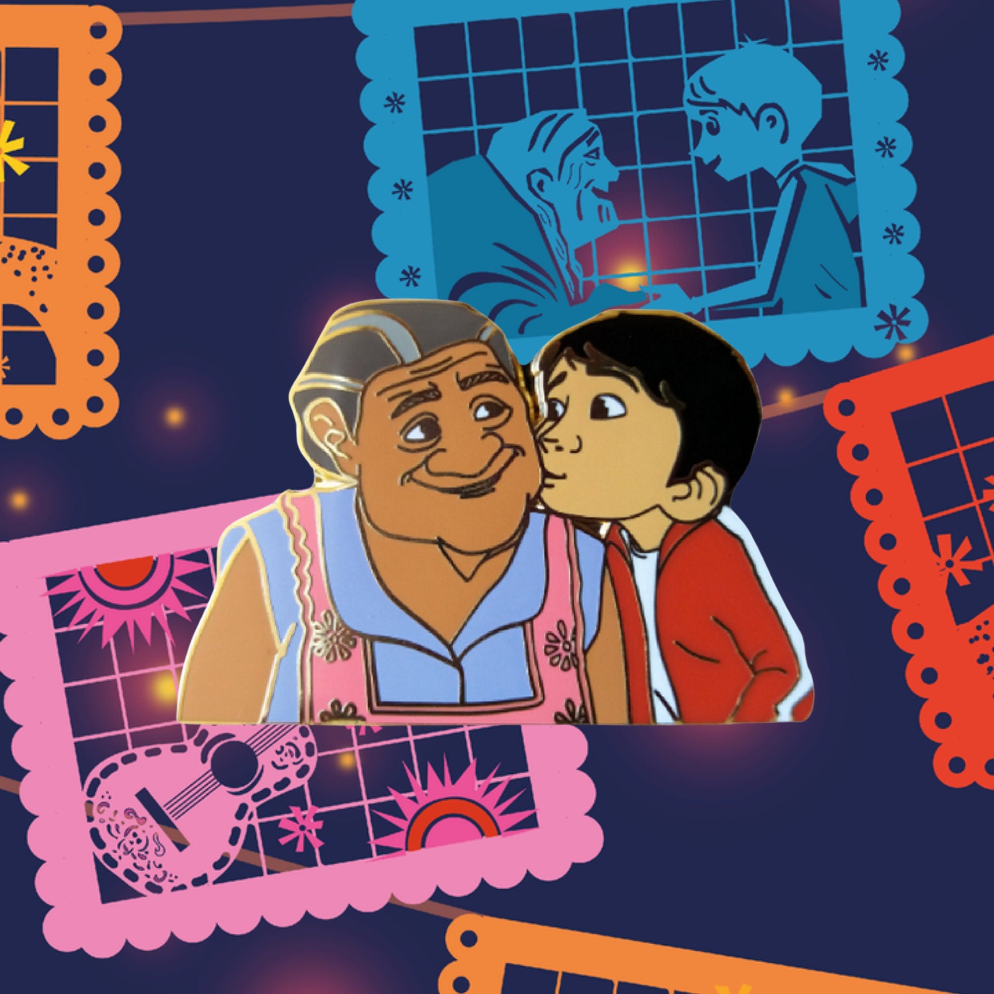 Pin's – Miguel et Maman Coco du film Coco – Disney Fantasy