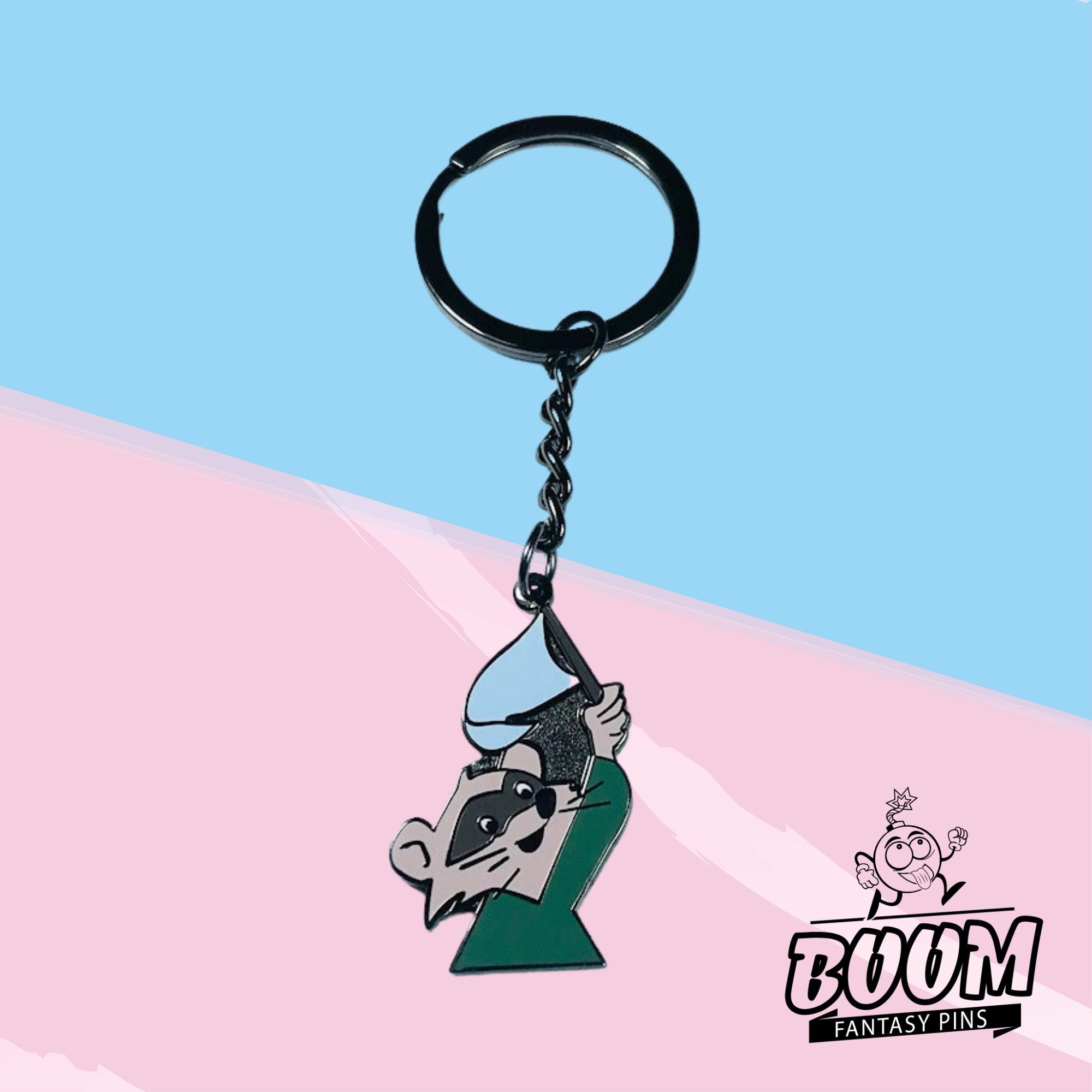 Llavero – Mapache Bandera Azul de Robin Hood – Disney Fantasy