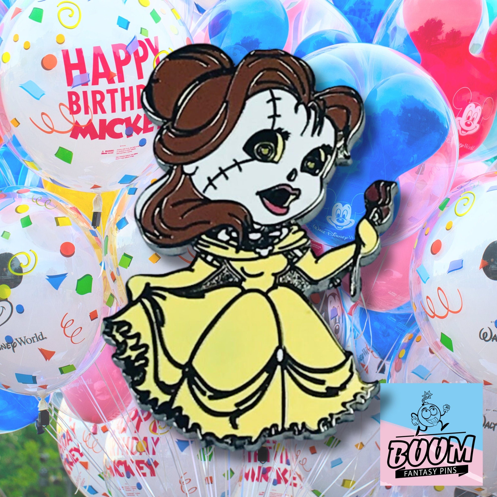 Pin's – Belle en zombie de La Belle et la Bête – Disney Fantasy