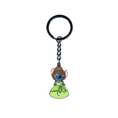 Keychain – Experiment 626 Stitch as Tiana from Lilo & Stitch – Disney Fantasy