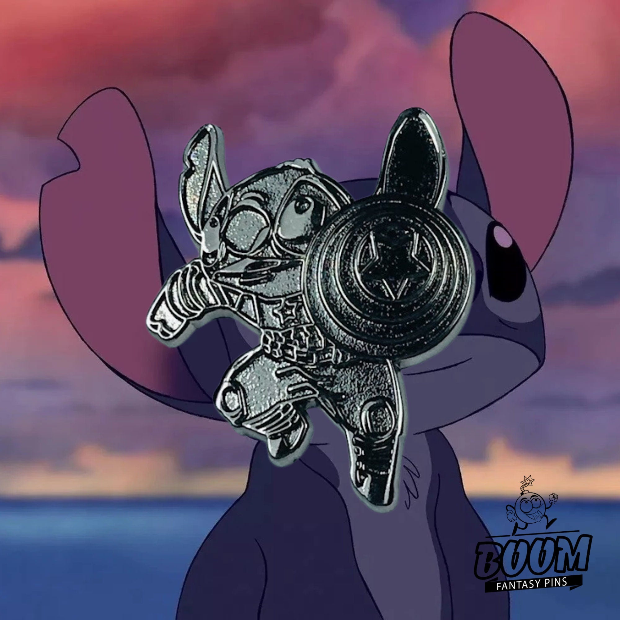 Épingle – Expérience 626 Stitch en Captain America de Lilo &amp; Stitch Disney Fantasy