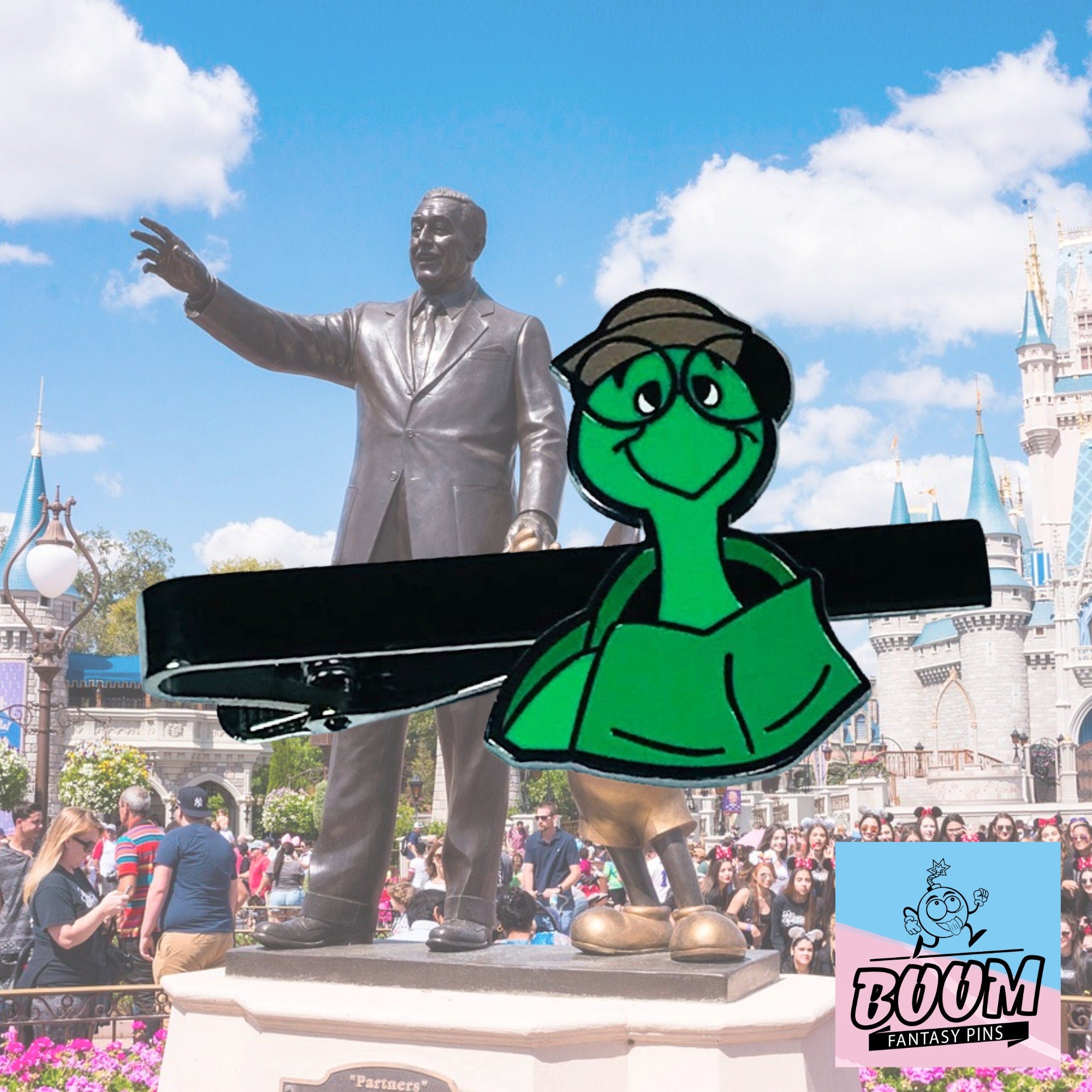 Pinza de corbata – Toby Turtle de Robin Hood – Disney Fantasy